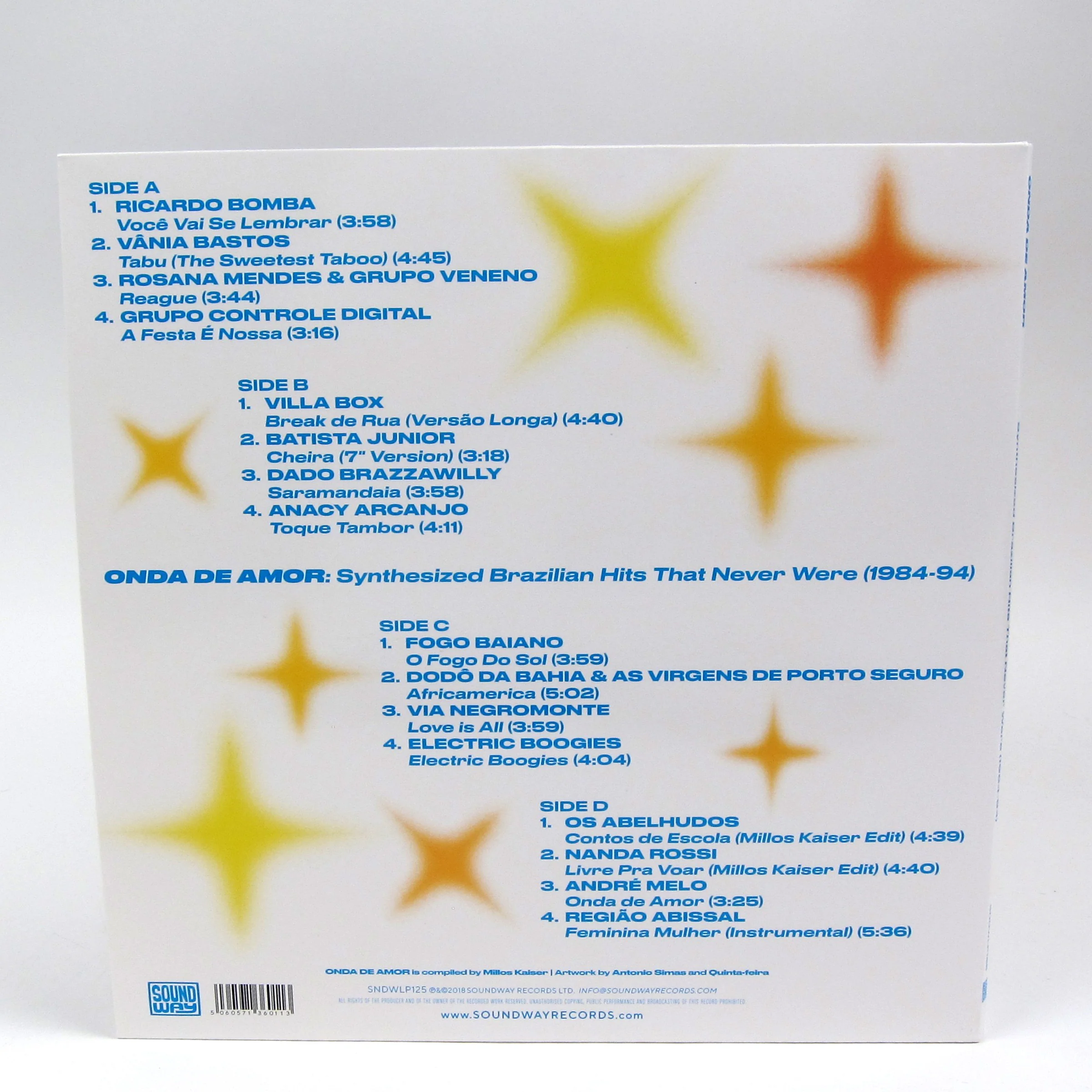 Soundway: Onda De Amor - Synthesized Brazilian Hits That Never Were (1984-94) Vinyl 2LP - Image 3