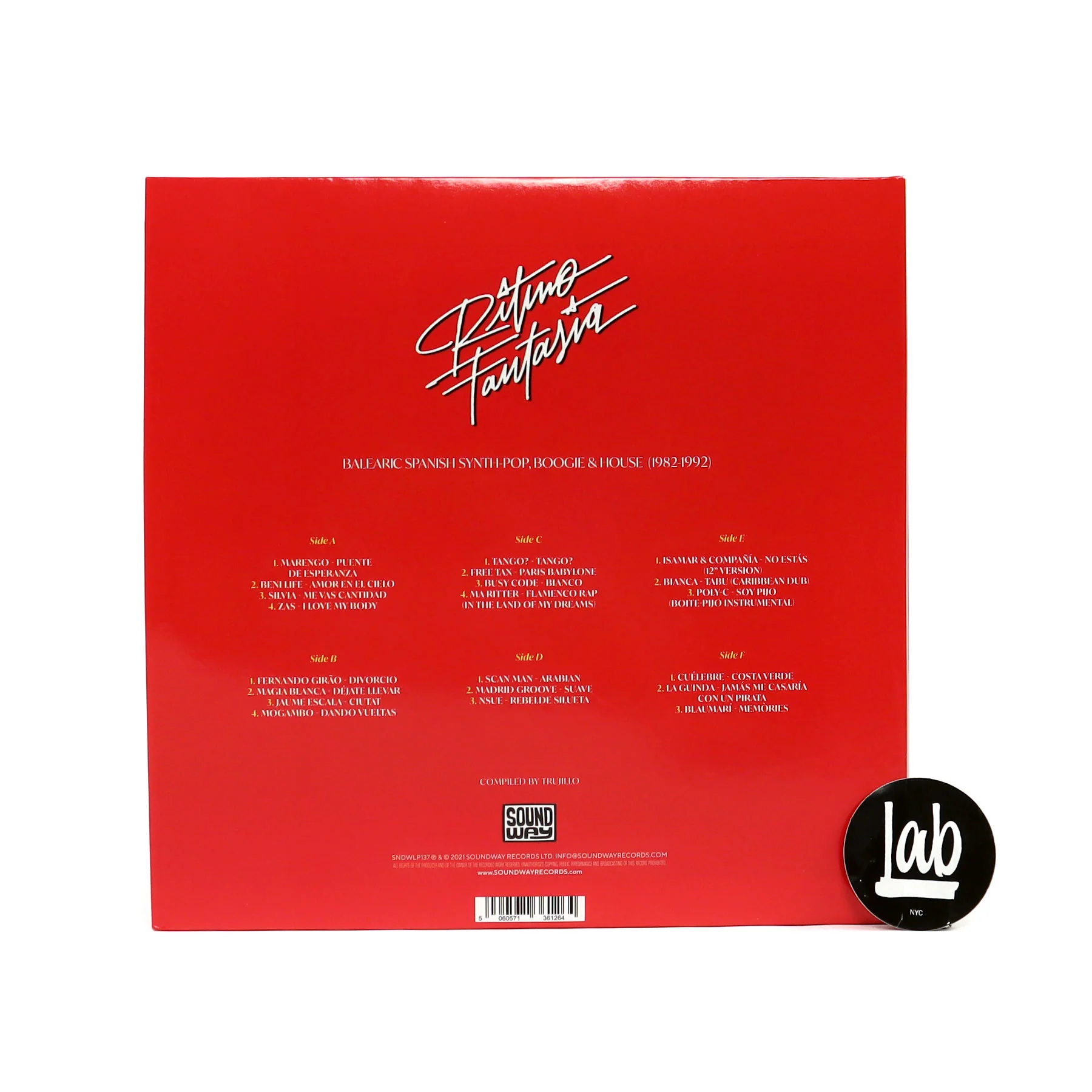 Soundway: Ritmo Fantasia - Balearic Spanish Synth-Pop, Boogie & House 1982-92 Vinyl 3LP - Image 3