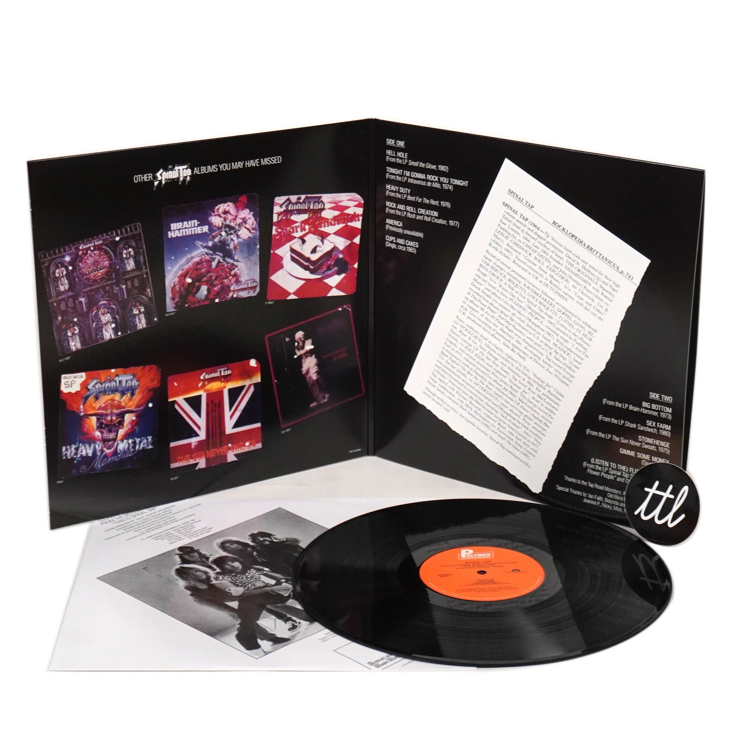 Spinal Tap: This Is Spinal Tap Soundtrack Vinyl LP - Image 2