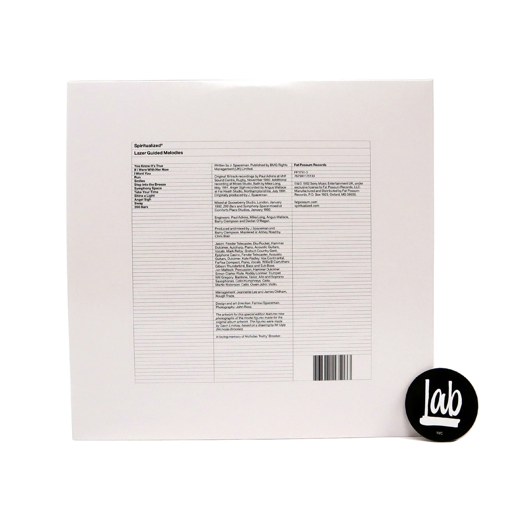 Spiritualized: Lazer Guided Melodies (Indie Exclusive 180g, Colored Vinyl) Vinyl 2LP - Image 3