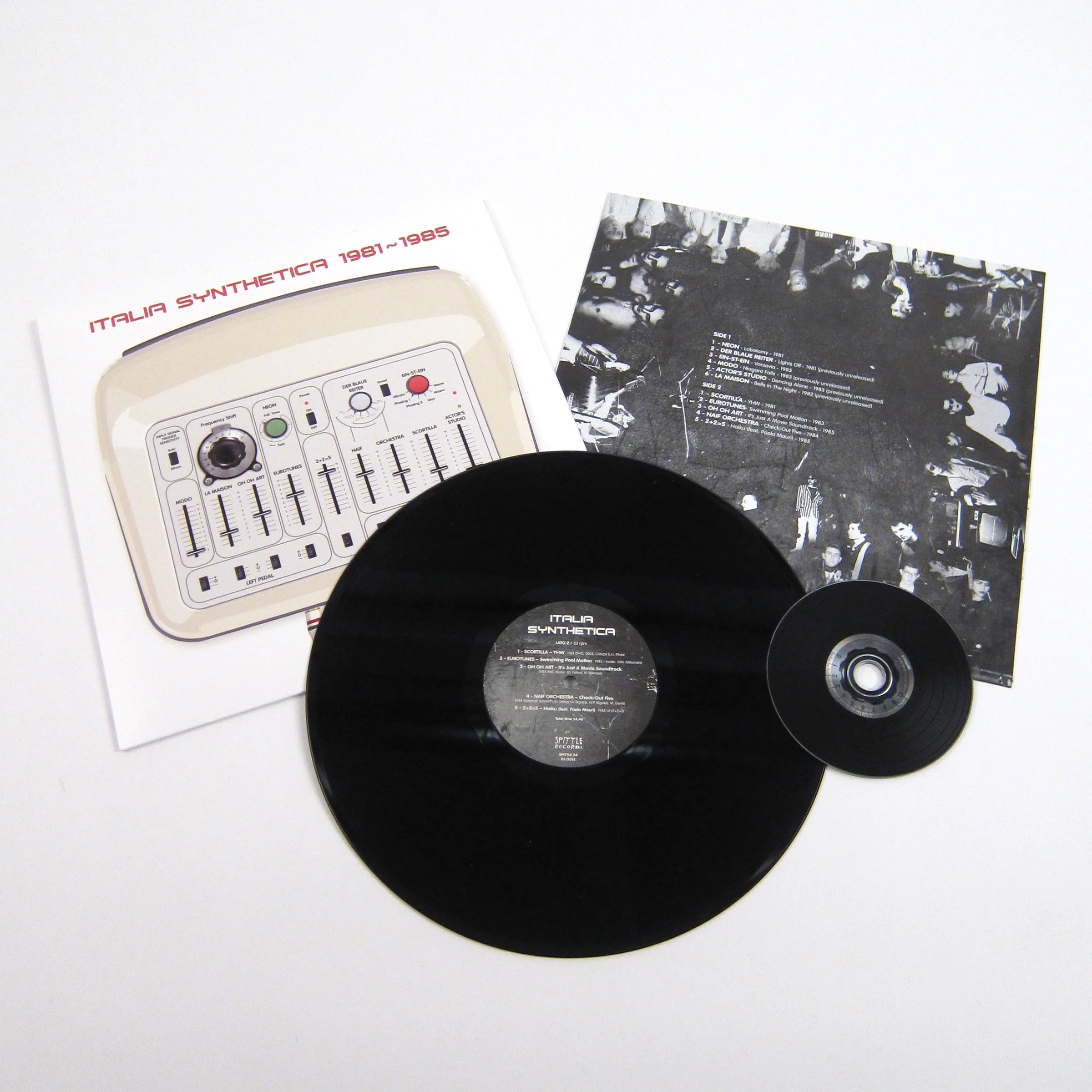 Spittle Records: Italia Synthetica 1981-1985 Vinyl LP+CD - Image 2