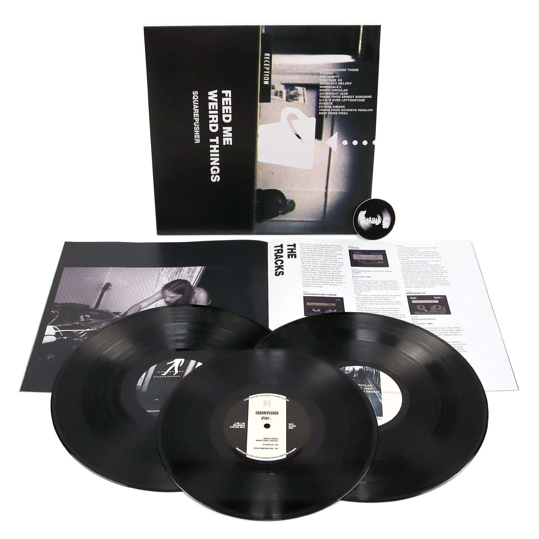 Squarepusher: Feed Me Weird Things Vinyl 2LP+10" - Image 2