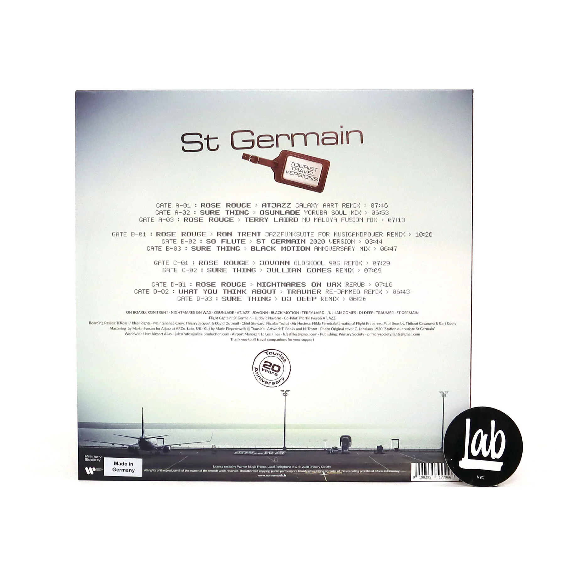 St Germain: Tourist - 20th Anniversary Travel Versions Vinyl 2LP - Image 3