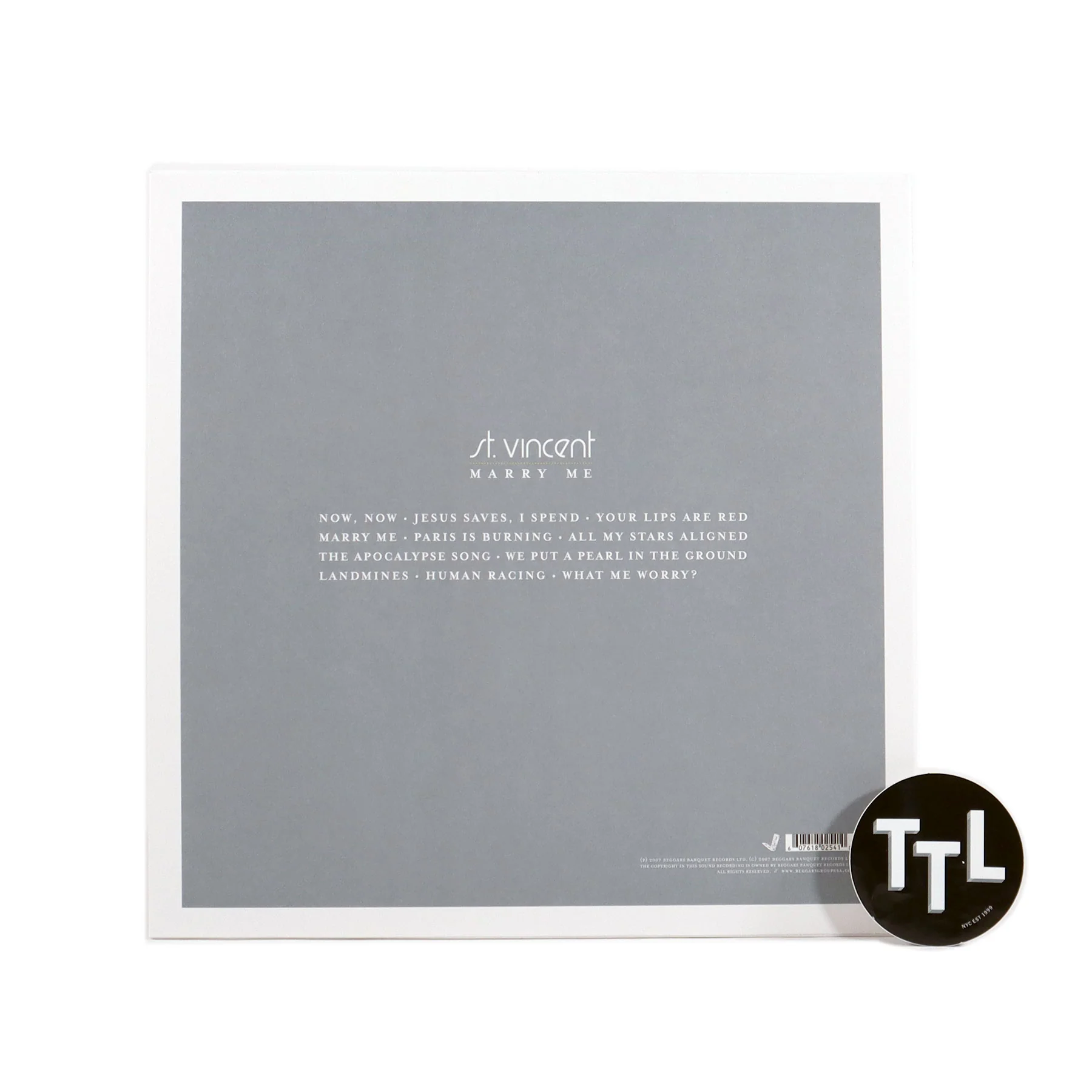 St. Vincent: Marry Me Vinyl LP - Image 3