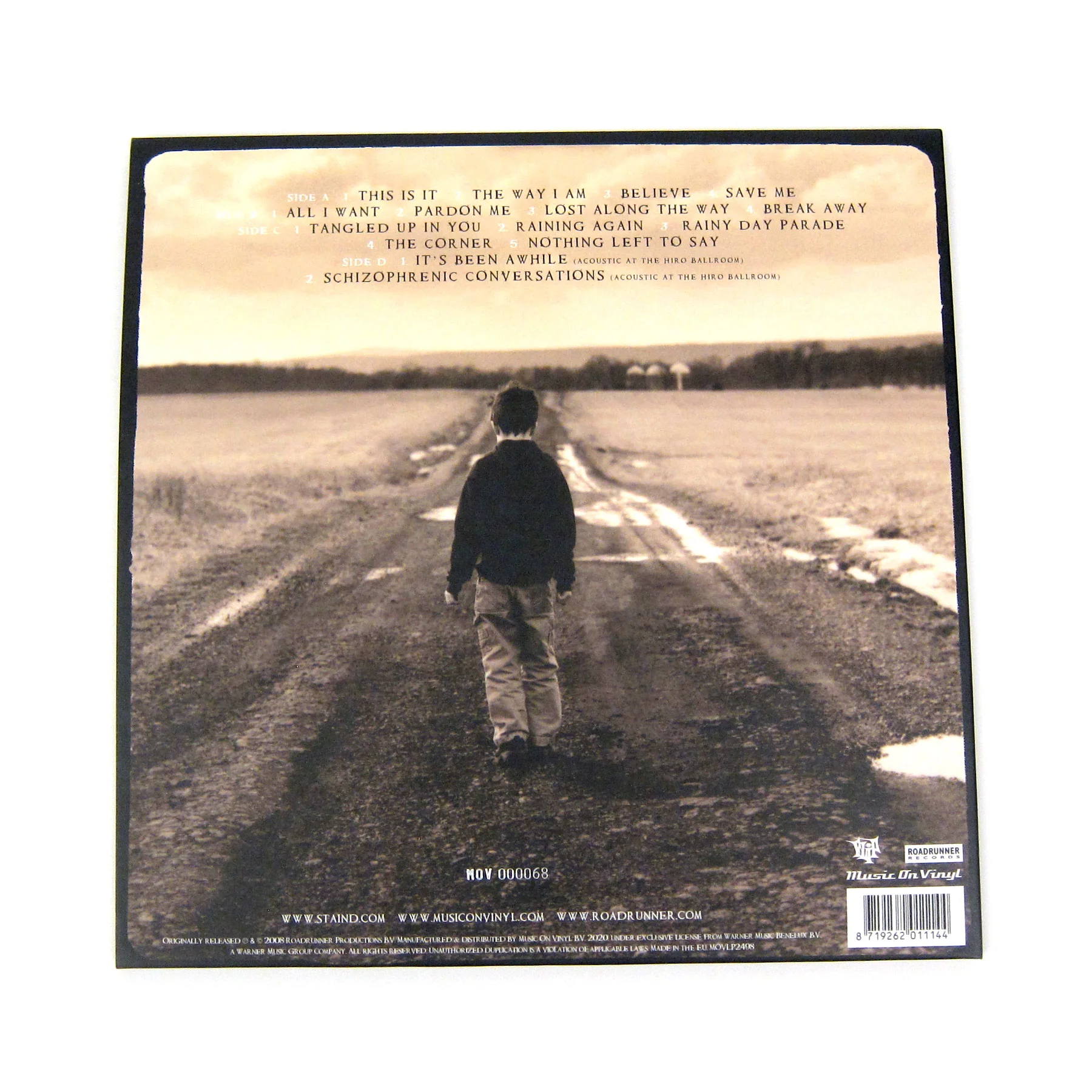Staind: The Illusion Of Progress (Music On Vinyl 180g, Colored Vinyl) Vinyl 2LP - Image 5