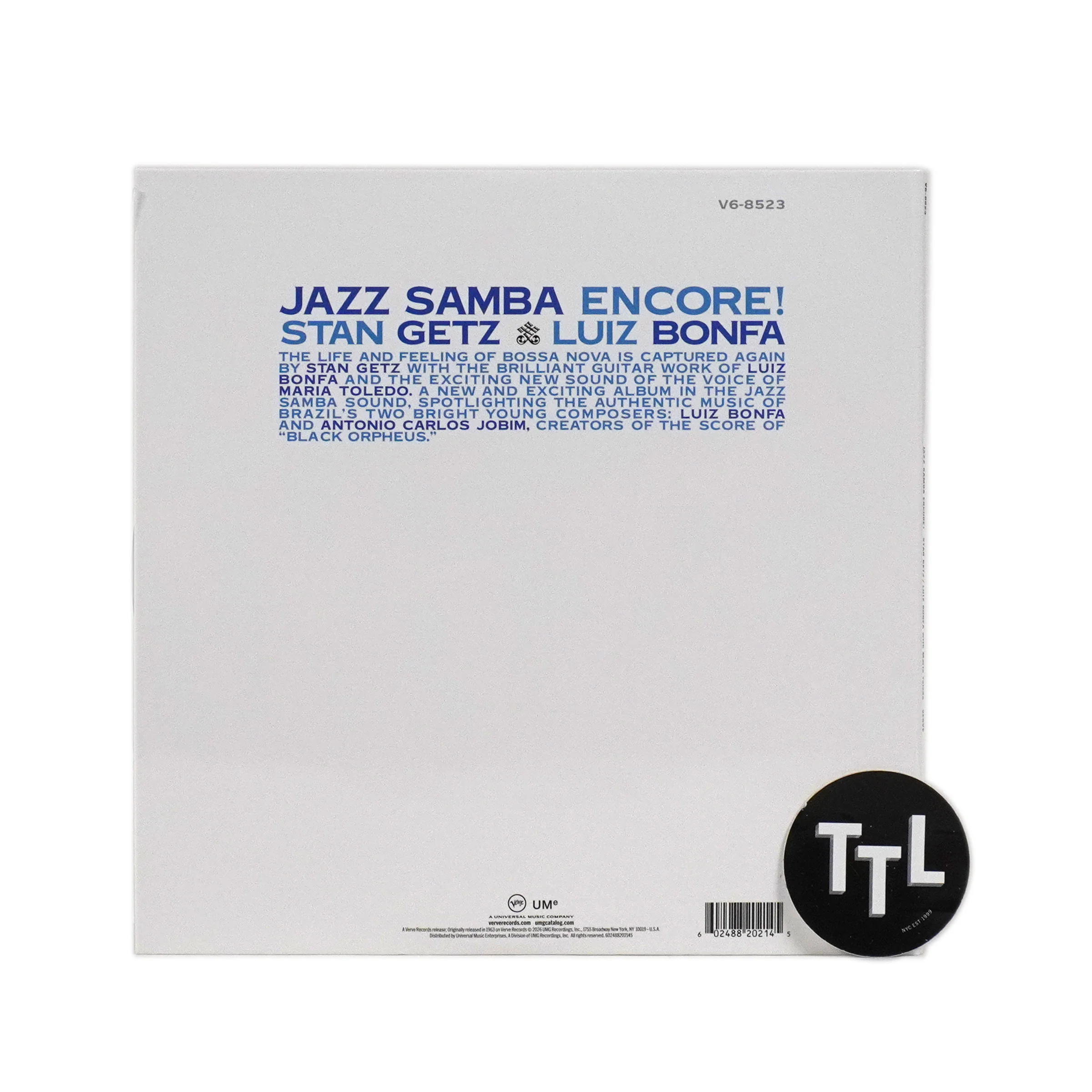 Stan Getz: Jazz Samba Encore! (Acoustic Sounds 180g) Vinyl LP - Image 3
