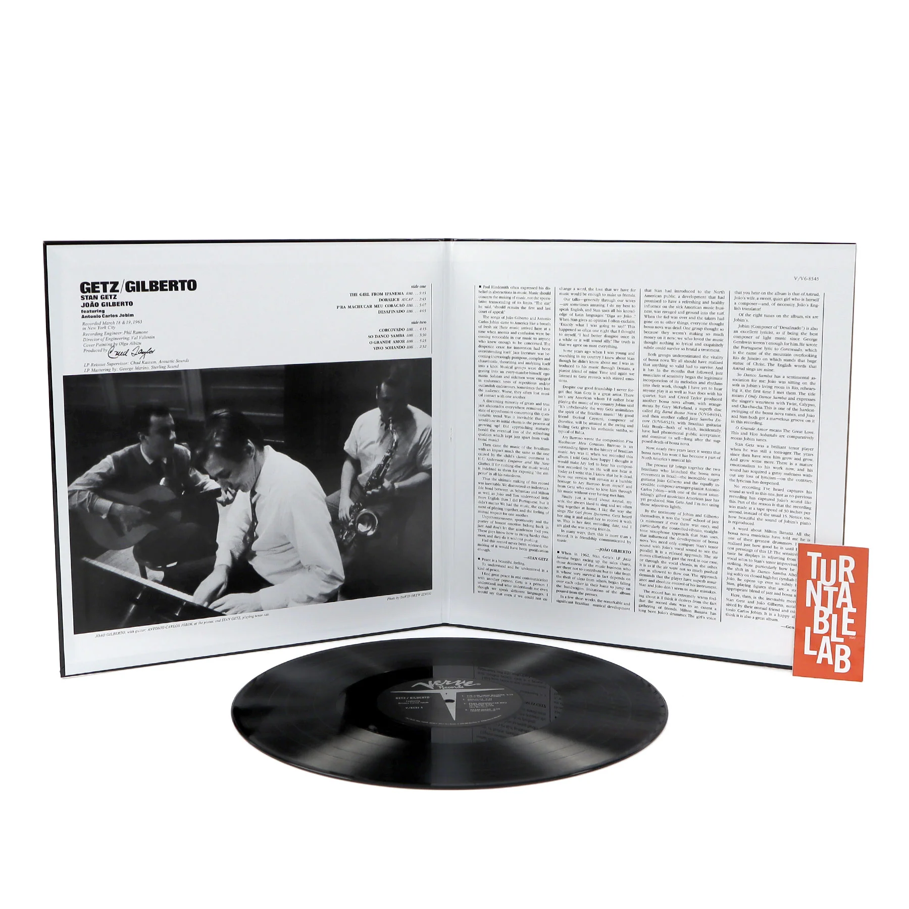 Stan Getz & Joao Gilberto: Getz / Gilberto (Acoustic Sounds 180g) Vinyl LP - Image 2