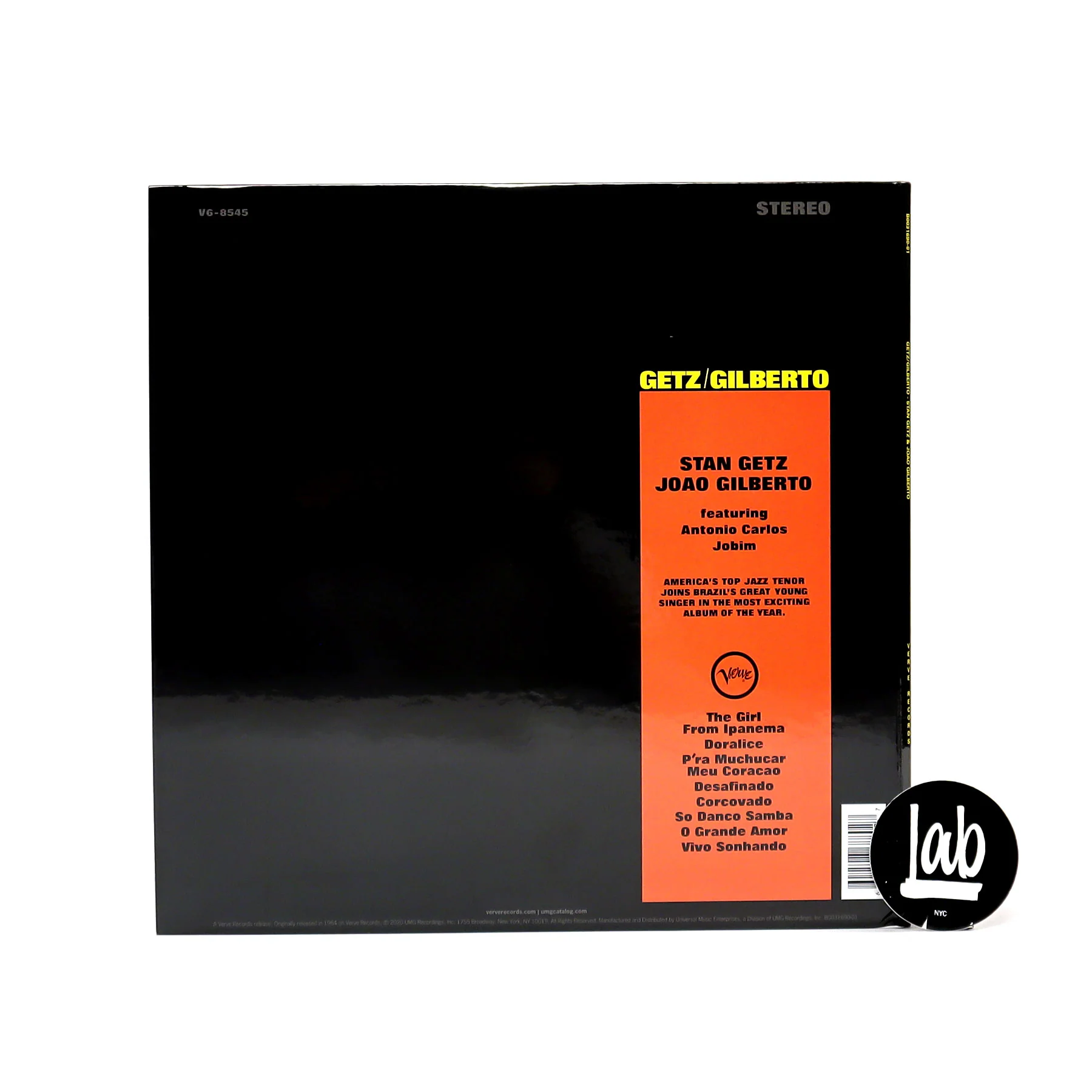 Stan Getz & Joao Gilberto: Getz / Gilberto (Acoustic Sounds 180g) Vinyl LP - Image 3