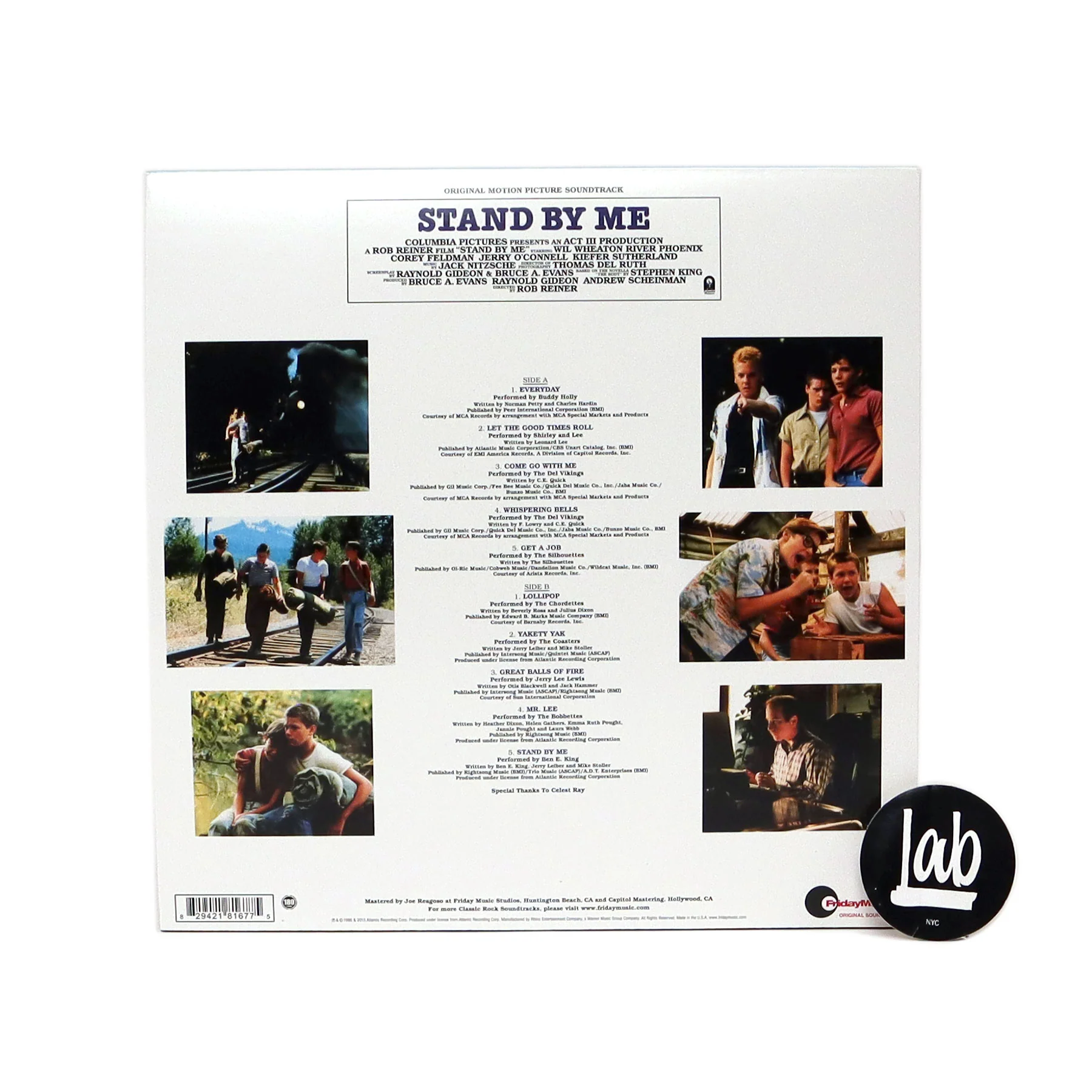 Stand By Me: Stand By Me Soundtrack (180g, Colored Vinyl) Vinyl LP - Image 3