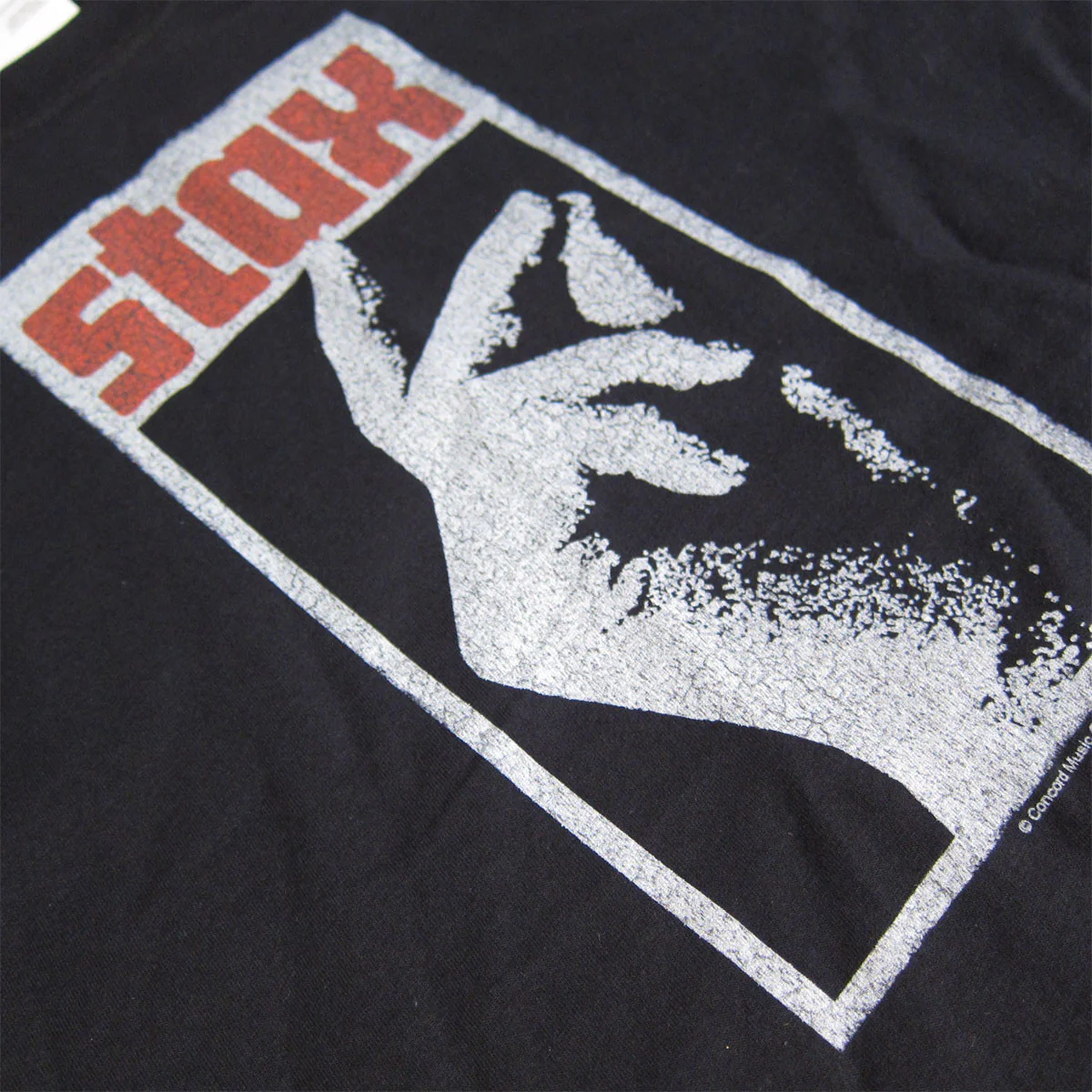 Stax: Distressed Logo Shirt - Black - Image 2