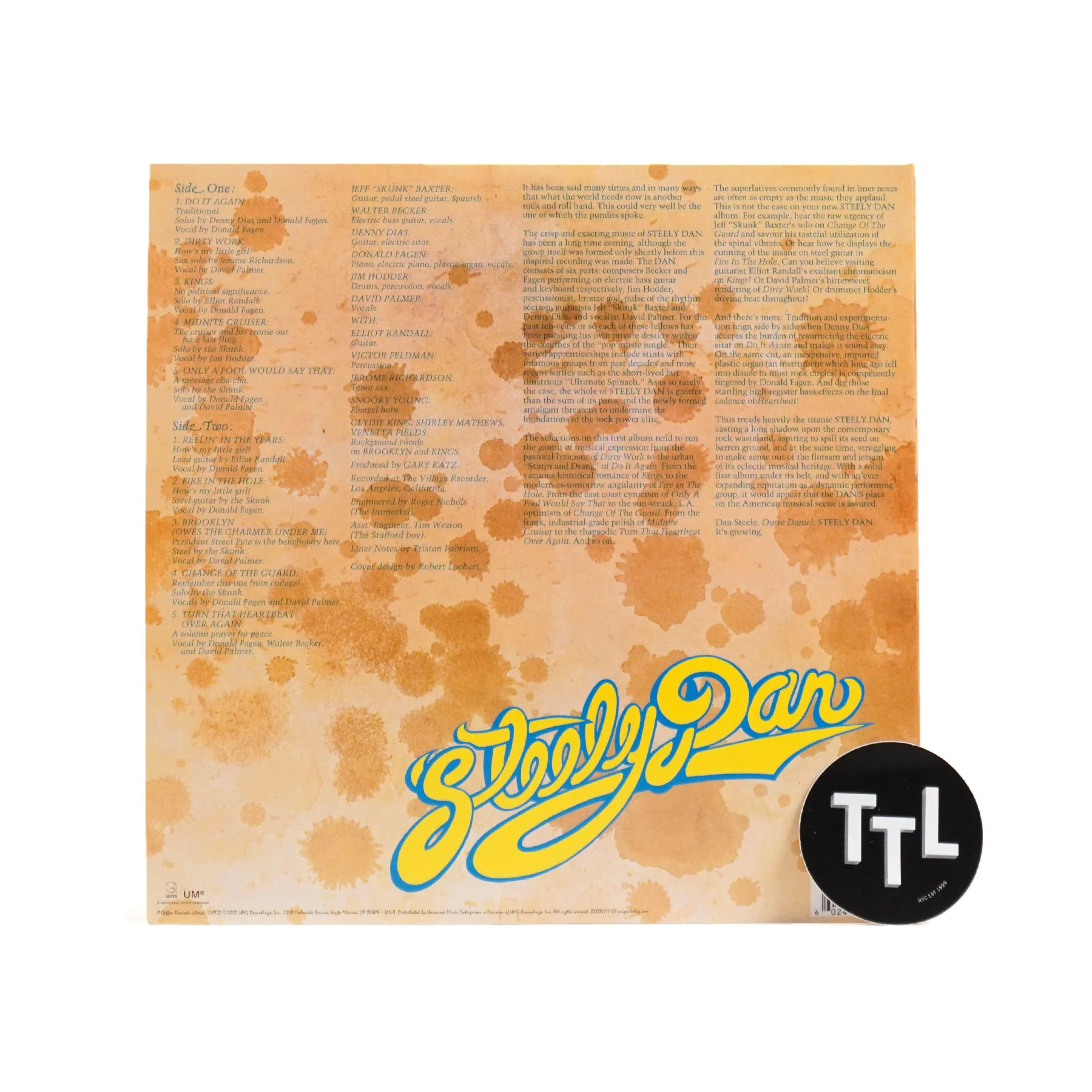 Steely Dan: Can't Buy A Thrill (180g) Vinyl LP - Image 3