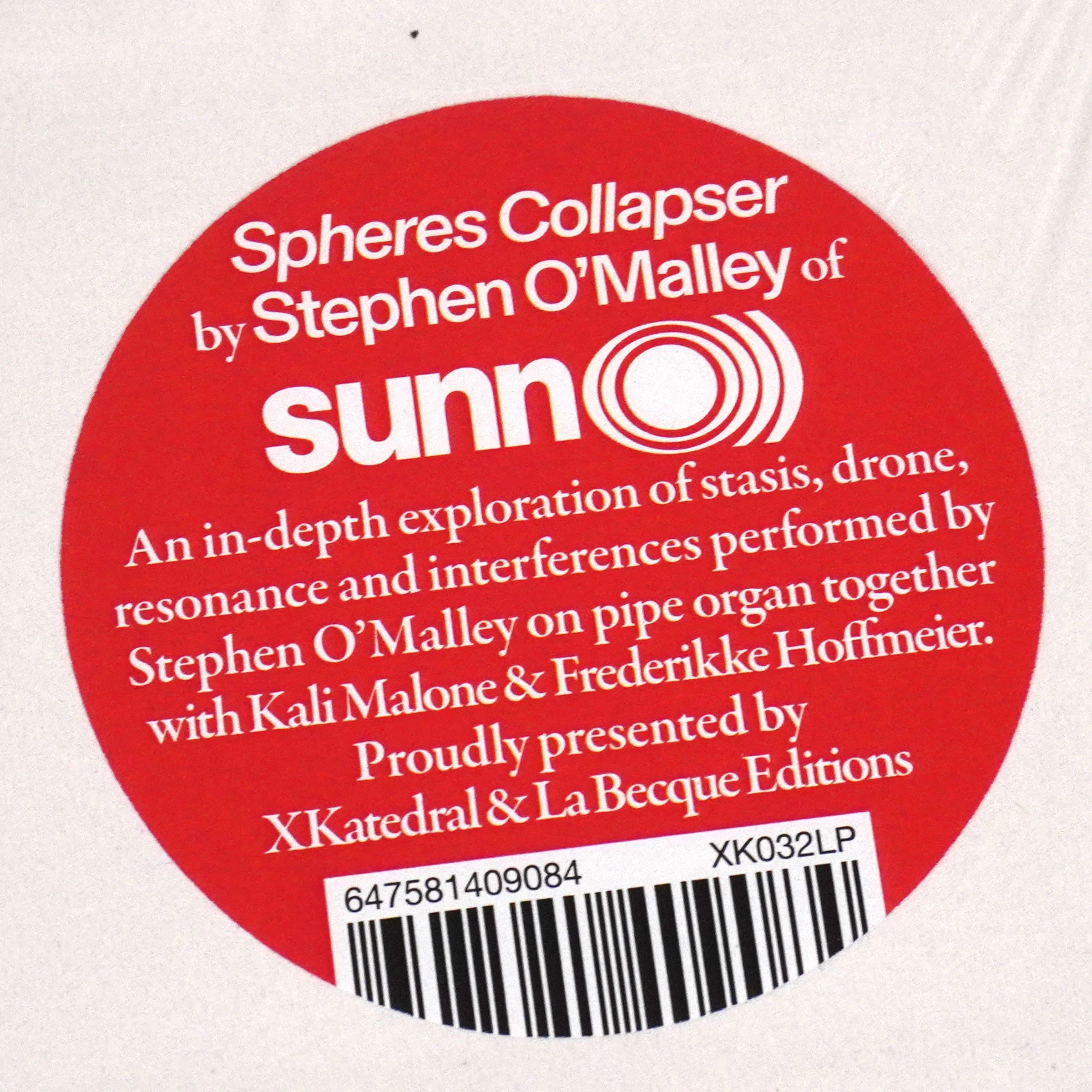 Stephen O’Malley: Spheres Collapser Vinyl LP - Image 4