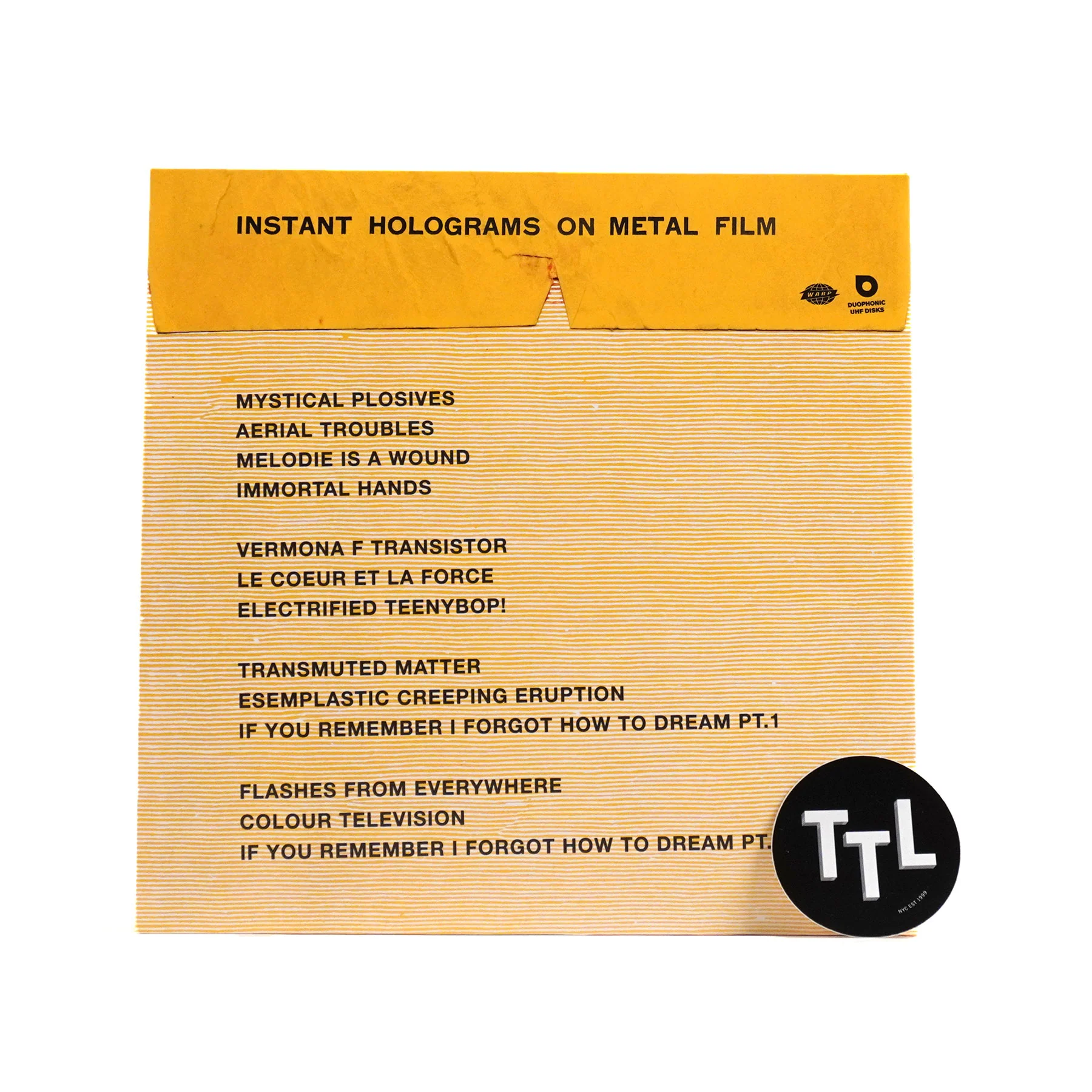 Stereolab: Instant Holograms On Metal Film (Indie Exclusive Colored Vinyl) Vinyl 2LP - Image 3