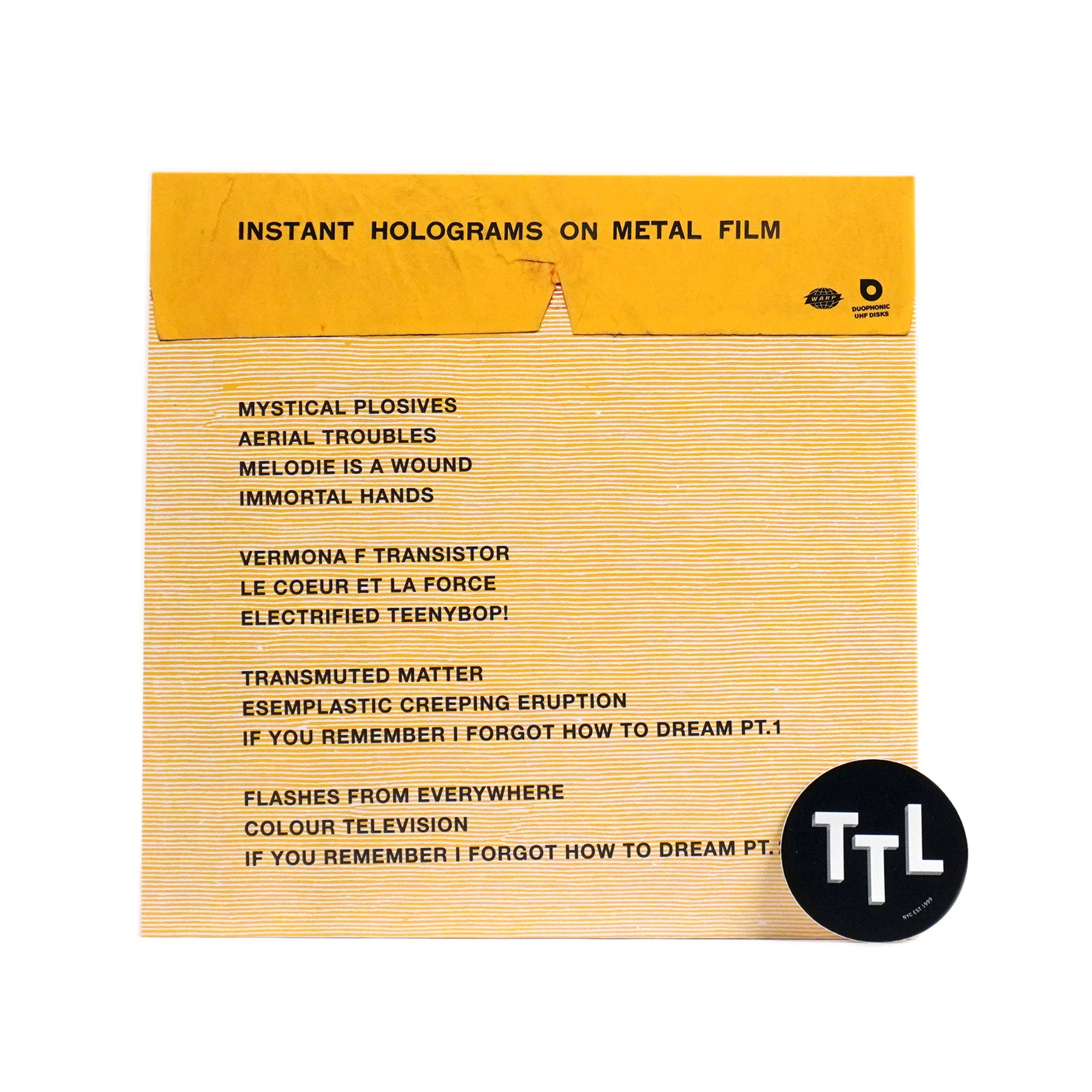 Stereolab: Instant Holograms On Metal Film Vinyl 2LP - Image 3