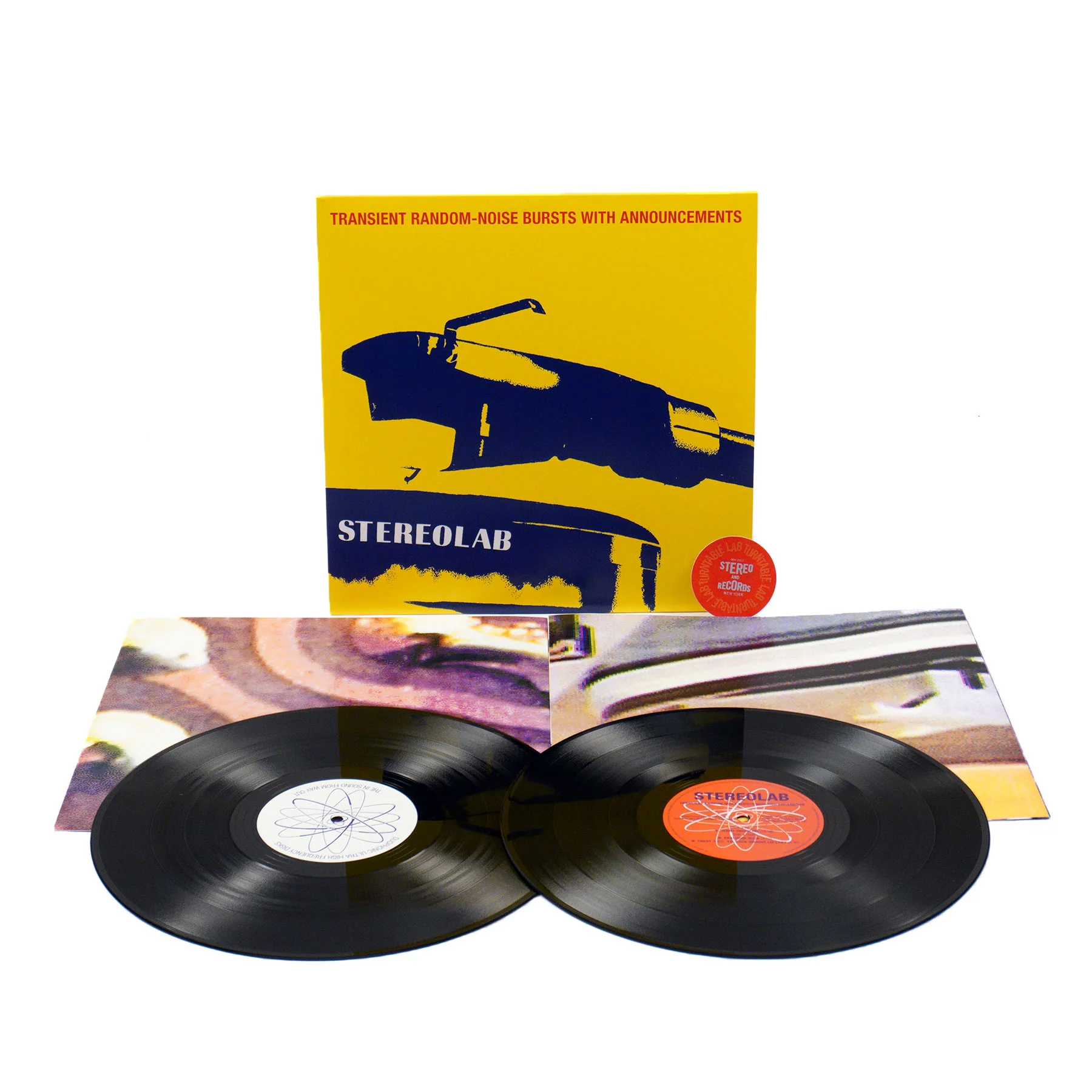Stereolab: Transient Random-Noise Bursts With Announcements Vinyl 2LP - Image 2