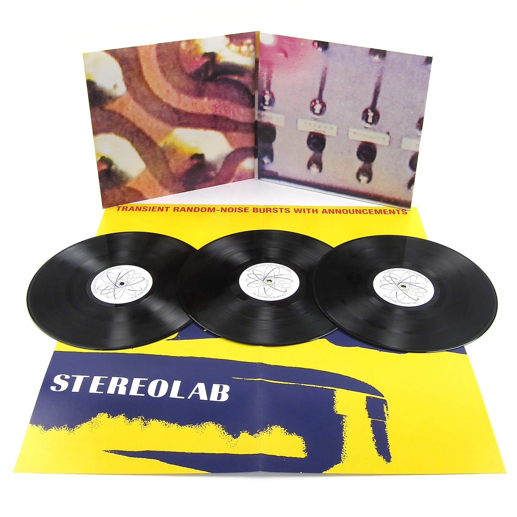 Stereolab: Transient Random-Noise Bursts With Announcements Vinyl 3LP - Image 2