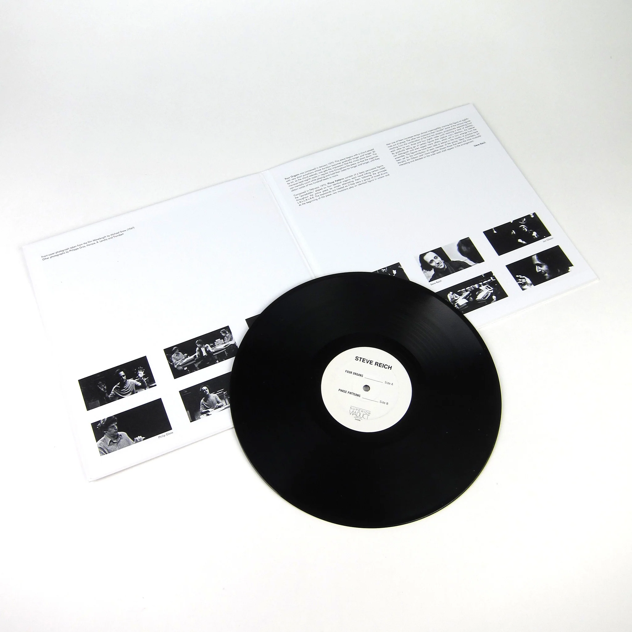 Steve Reich: Four Organs / Phase Patterns Vinyl LP - Image 2