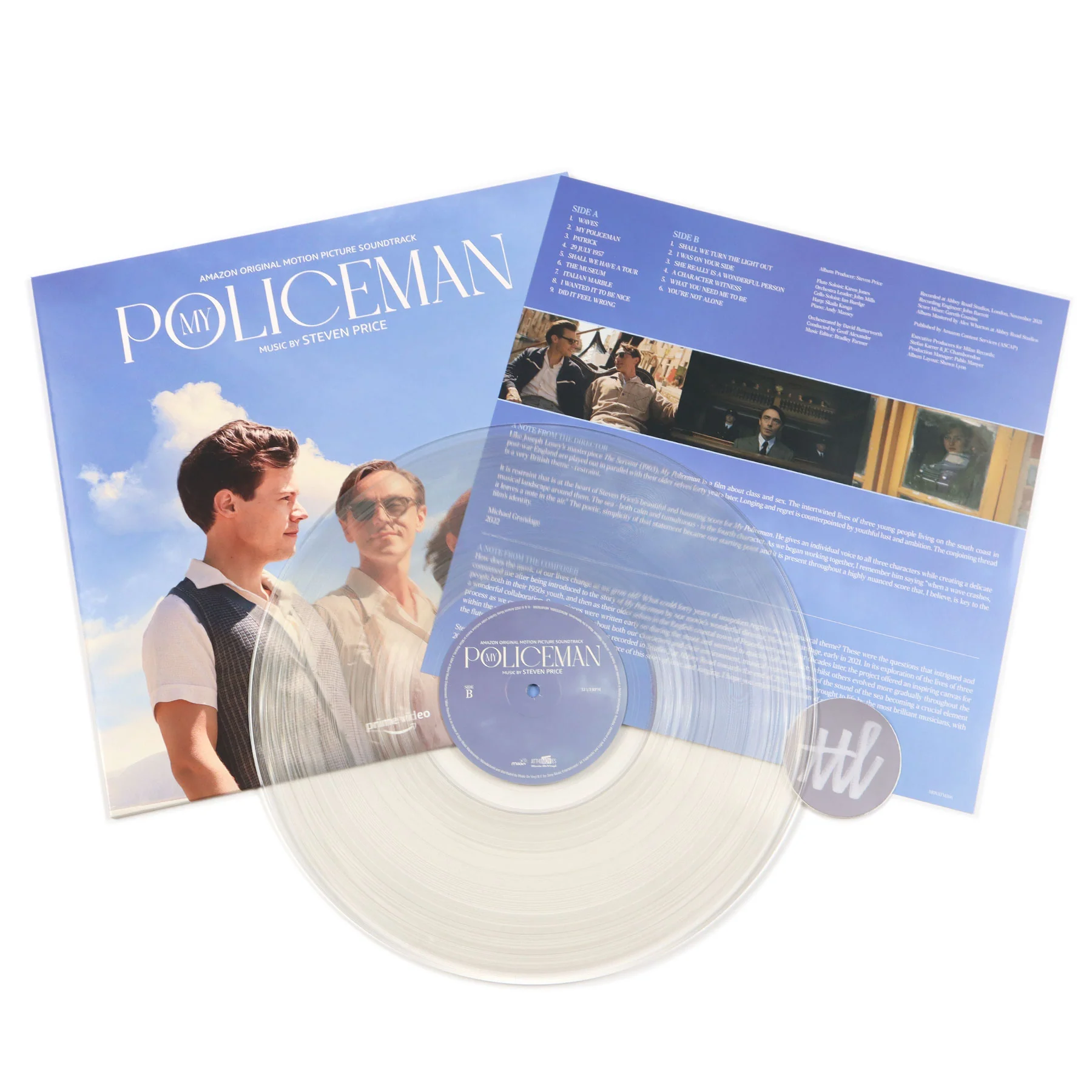 Steven Price: My Policeman Soundtrack (Music On Vinyl 180g, Colored Vinyl) Vinyl LP - Image 2