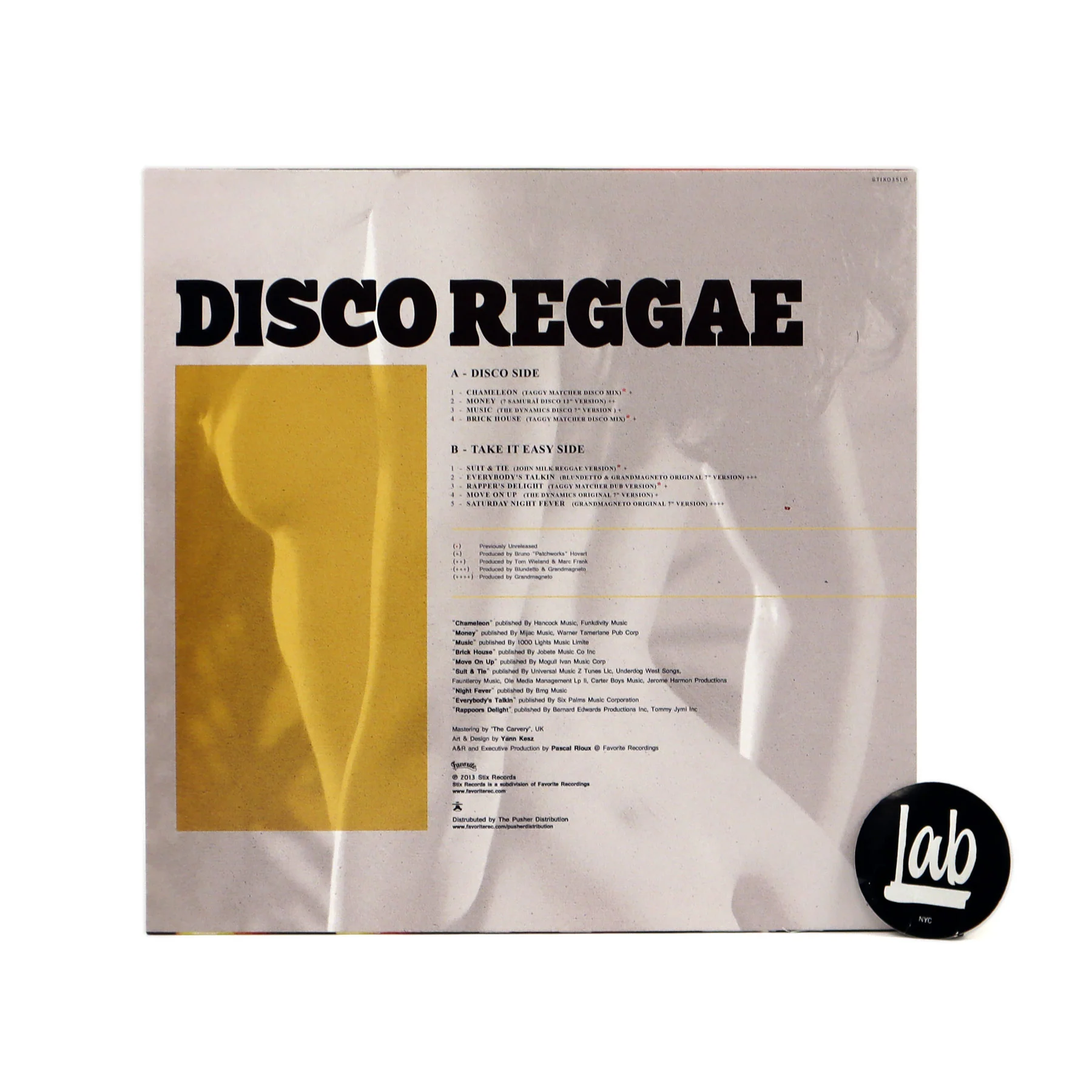 Stix Records: Disco Reggae Volume One Vinyl LP - Image 2