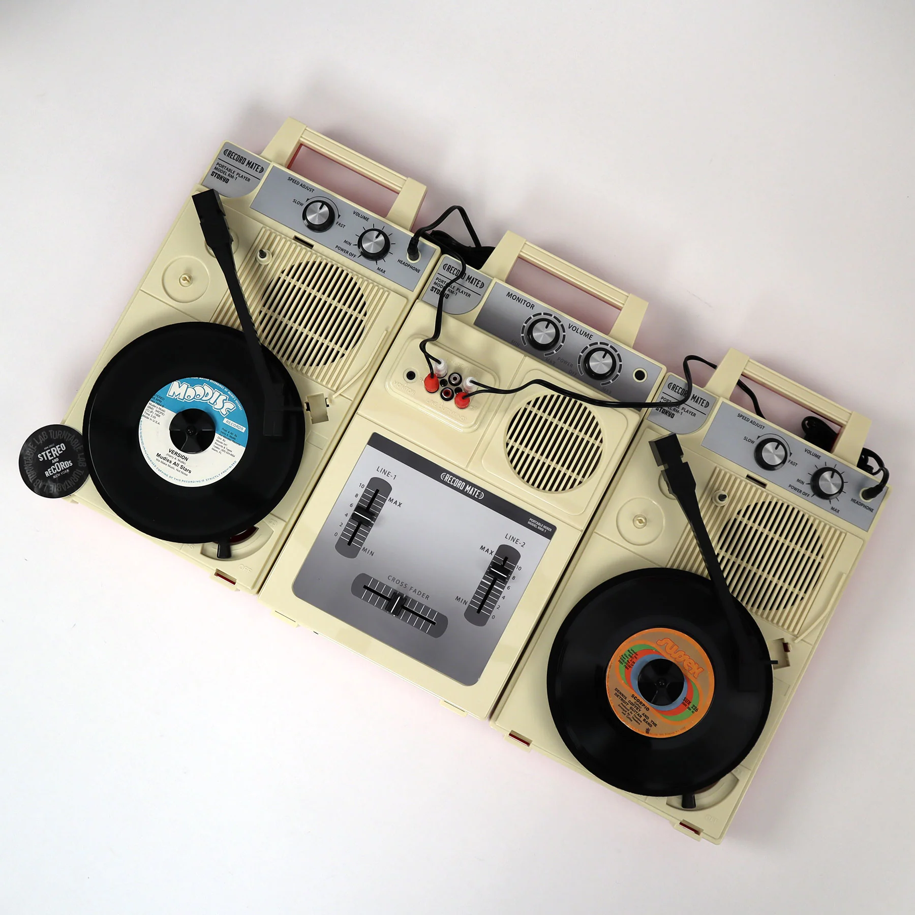 Stokyo: Complete Portable DJ Set (2x RM-1 Turntables, 1x RMX-1 Mixer) - Image 3