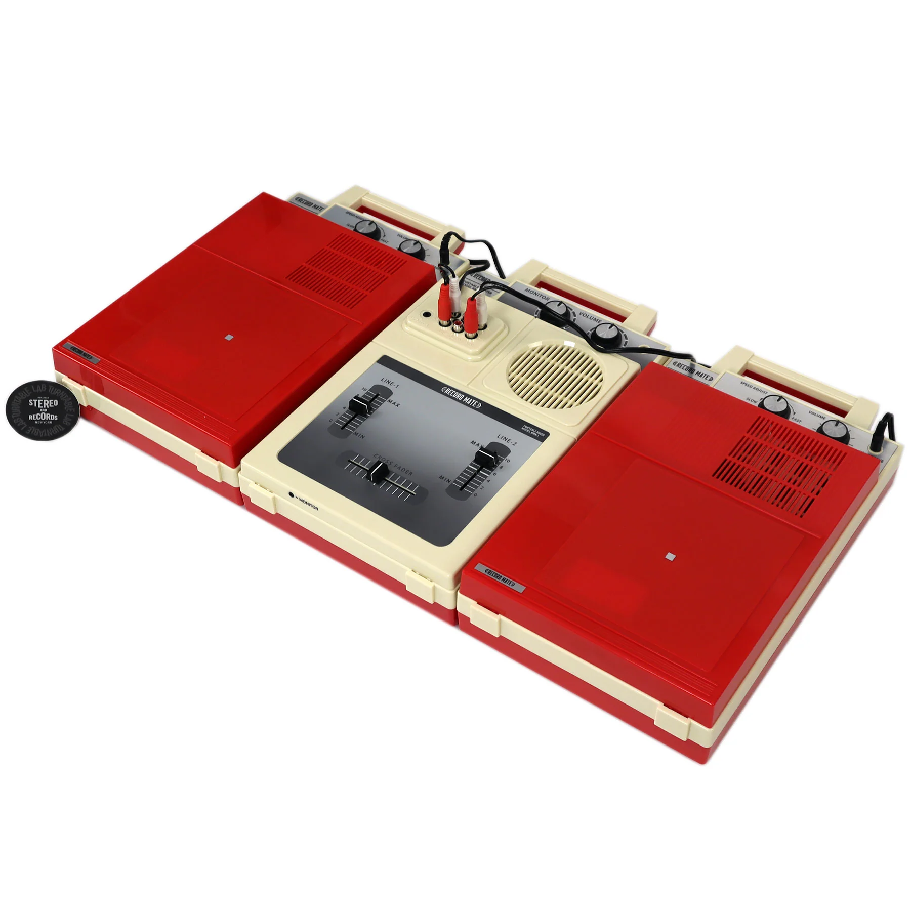 Stokyo: Complete Portable DJ Set (2x RM-1 Turntables, 1x RMX-1 Mixer) - Image 6