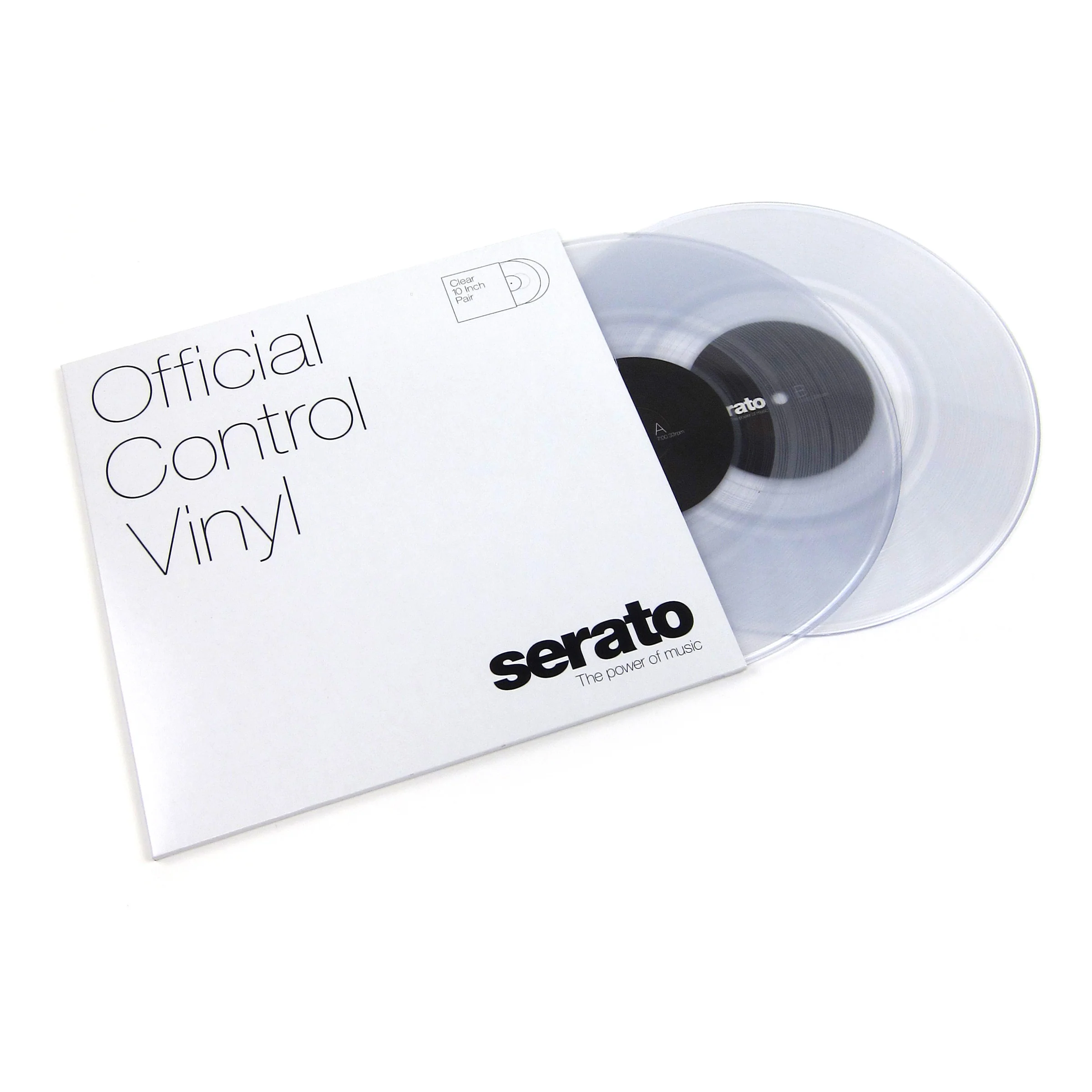 Serato: Control Vinyl 2x10" - Clear - Image 3