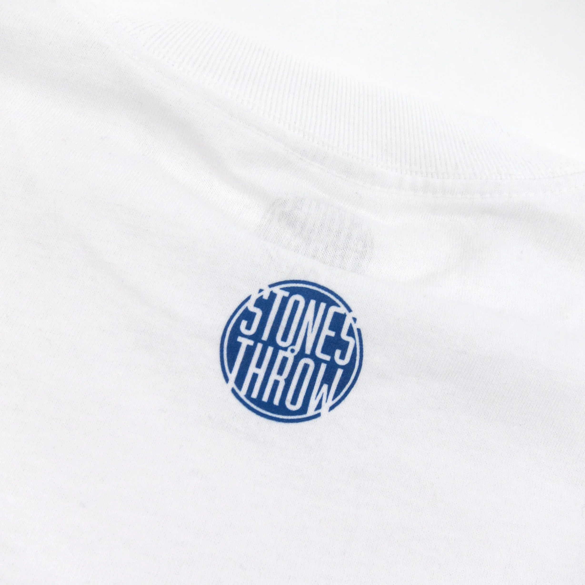 Stones Throw: Dilla Donuts Stencil Shirt - White / Blue - Image 3
