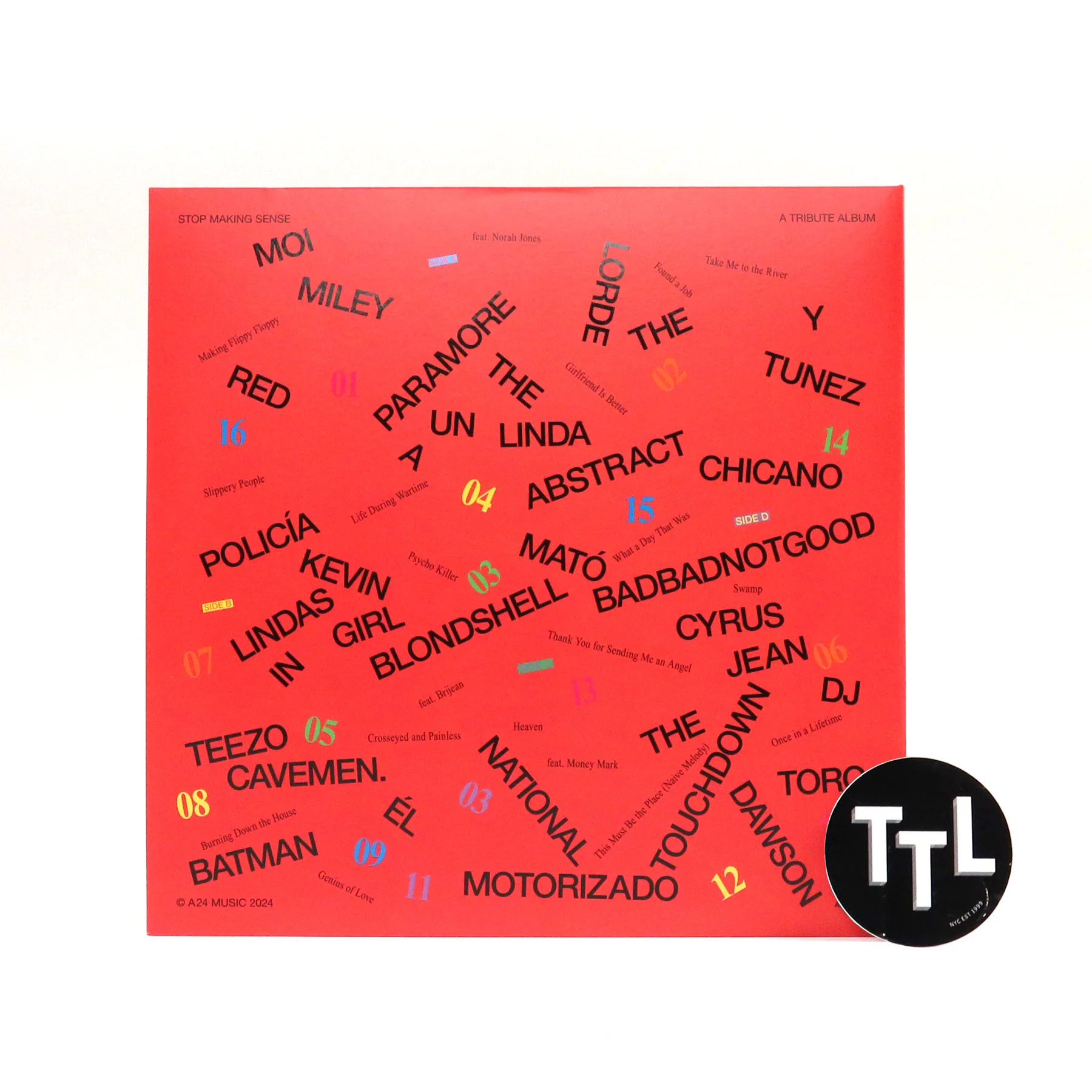 Stop Making Sense: Everyone's Getting Involved - A Tribute Album (Colored Vinyl) Vinyl 2LP - Image 3