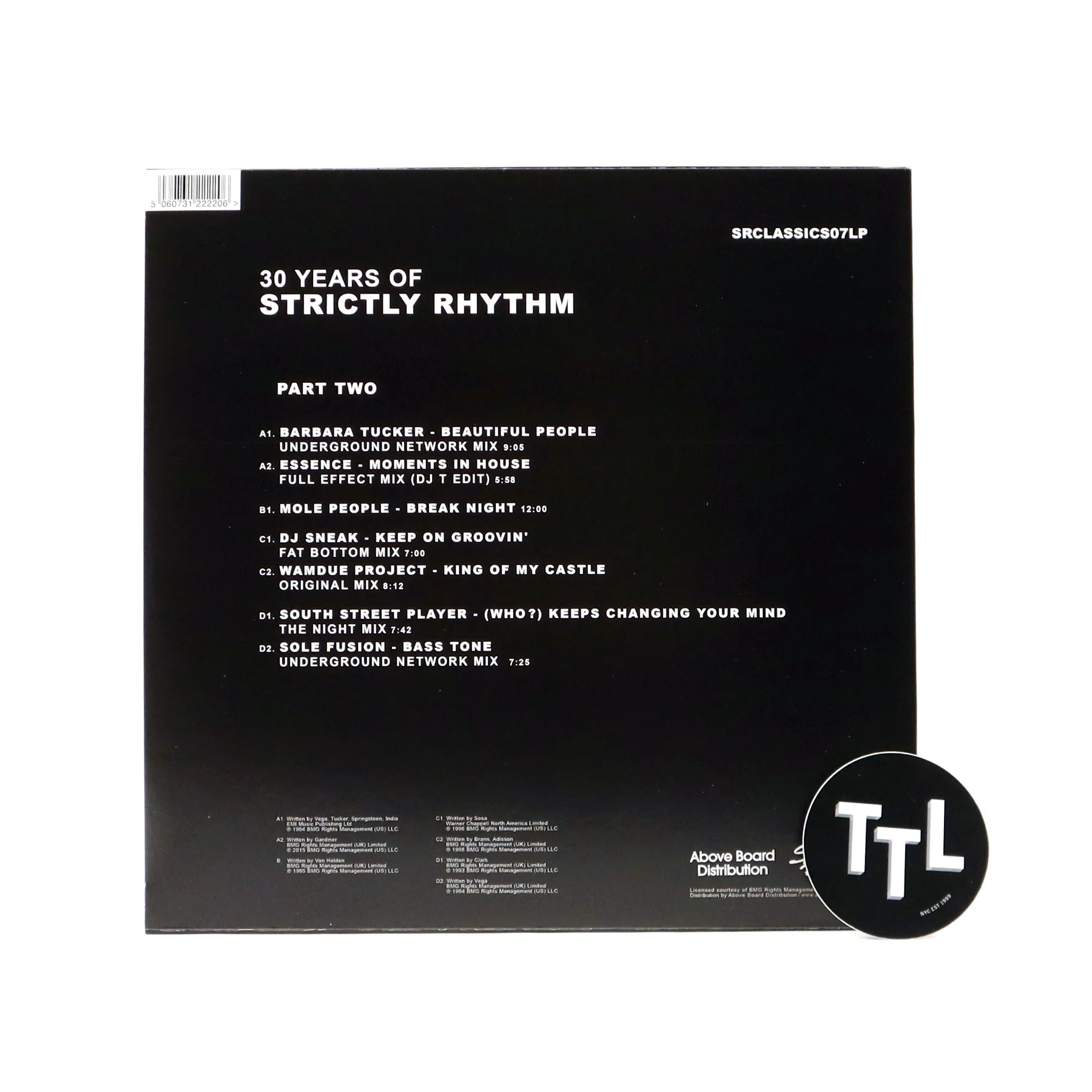 Strictly Rhythm: 30 Years Of Strictly Rhythm Part Two Vinyl 2LP - Image 3