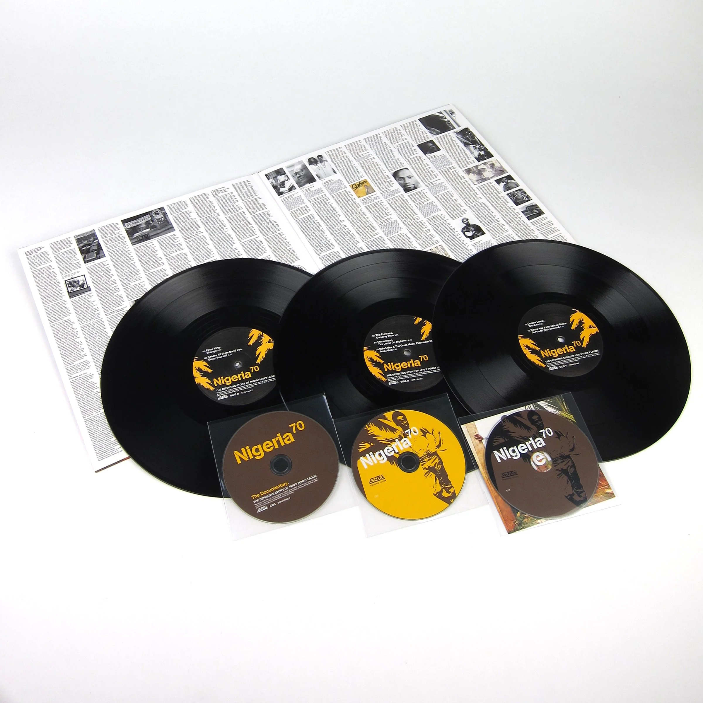 Strut Records: Nigeria 70 - The Definitive Story Of 1970s Funky Lagos (180g) Vinyl 3LP+CD - Image 2