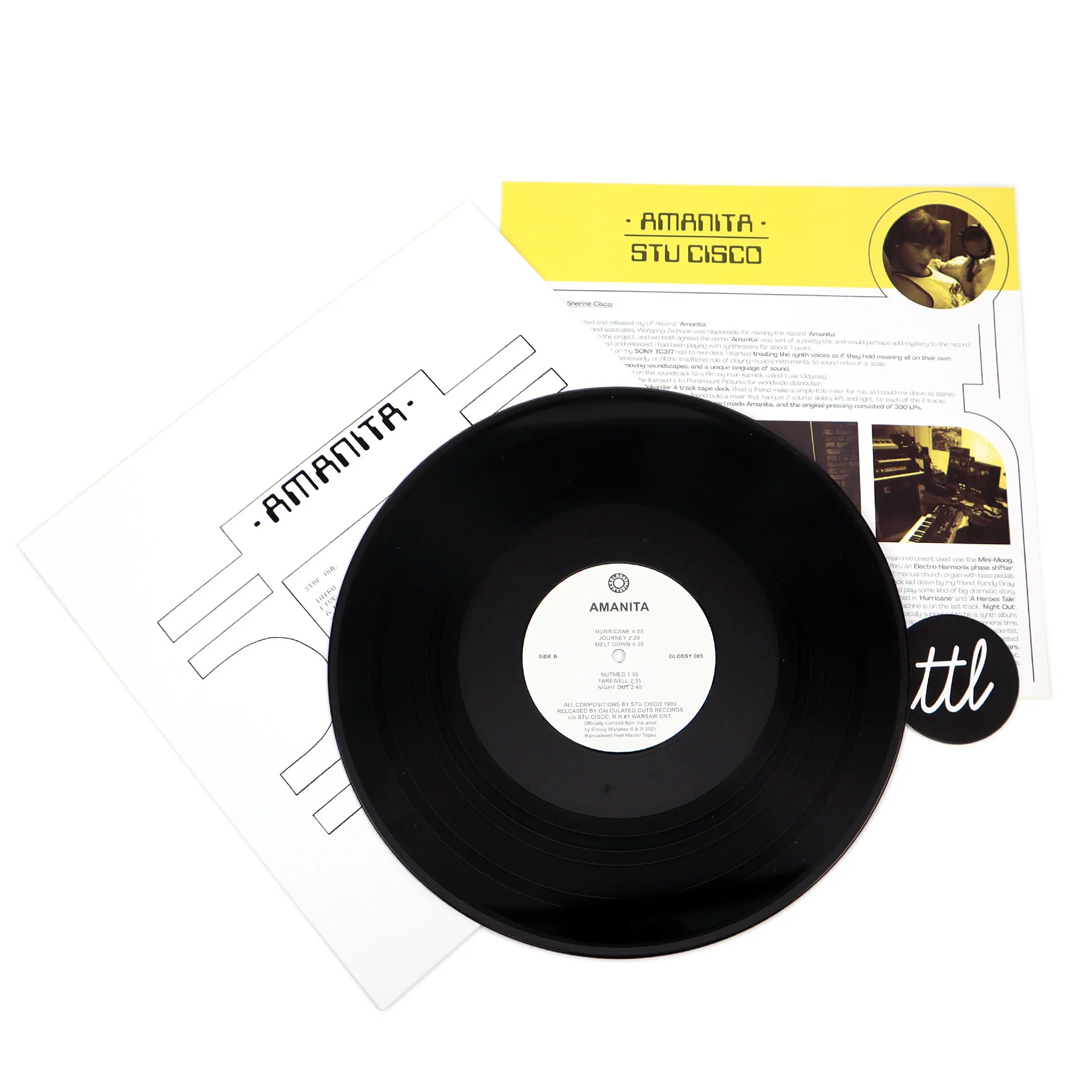 Stu Cisco: Amanita Vinyl LP - Image 2
