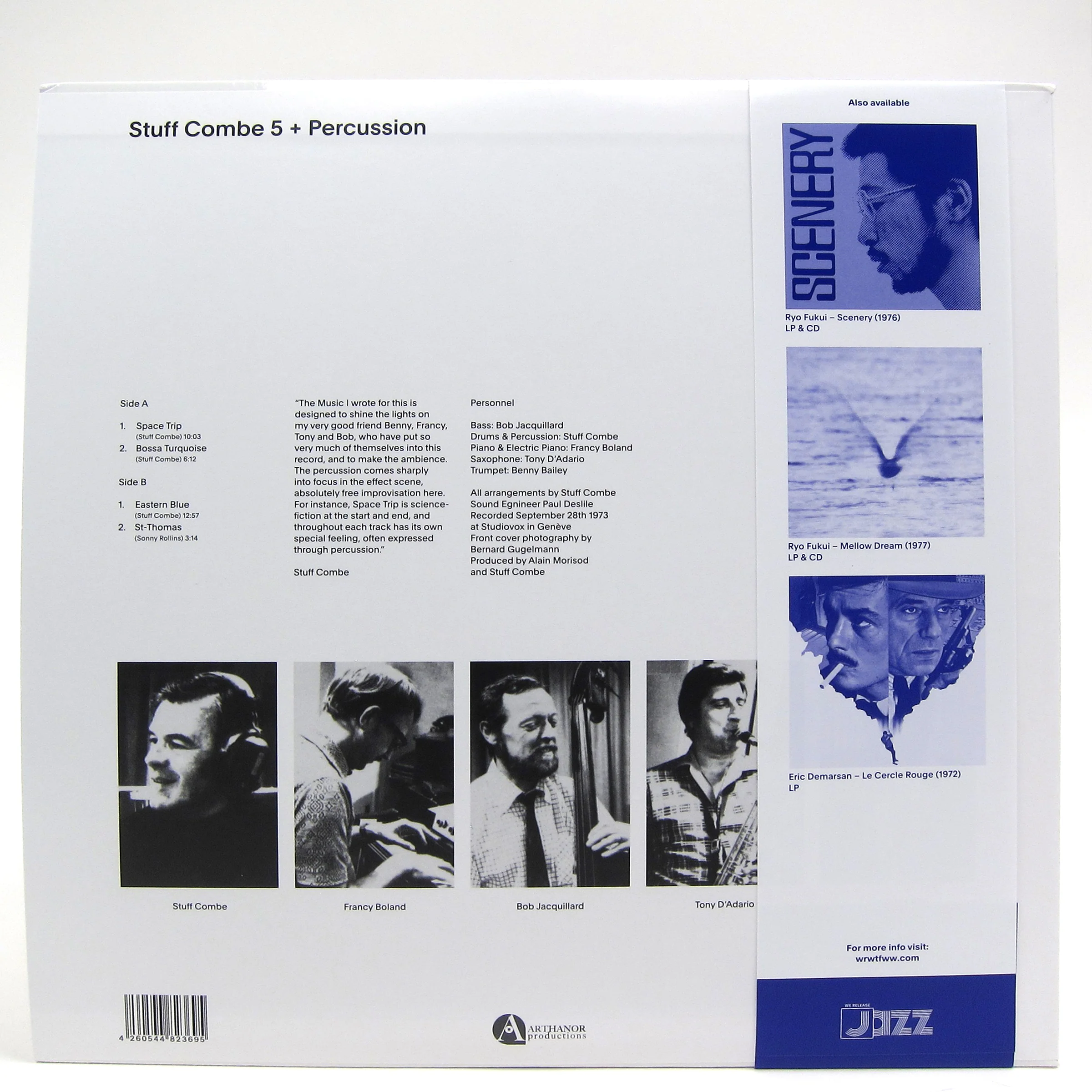 Stuff Combe: Stuff Combe 5 + Percussion (180g) Vinyl LP - Image 3