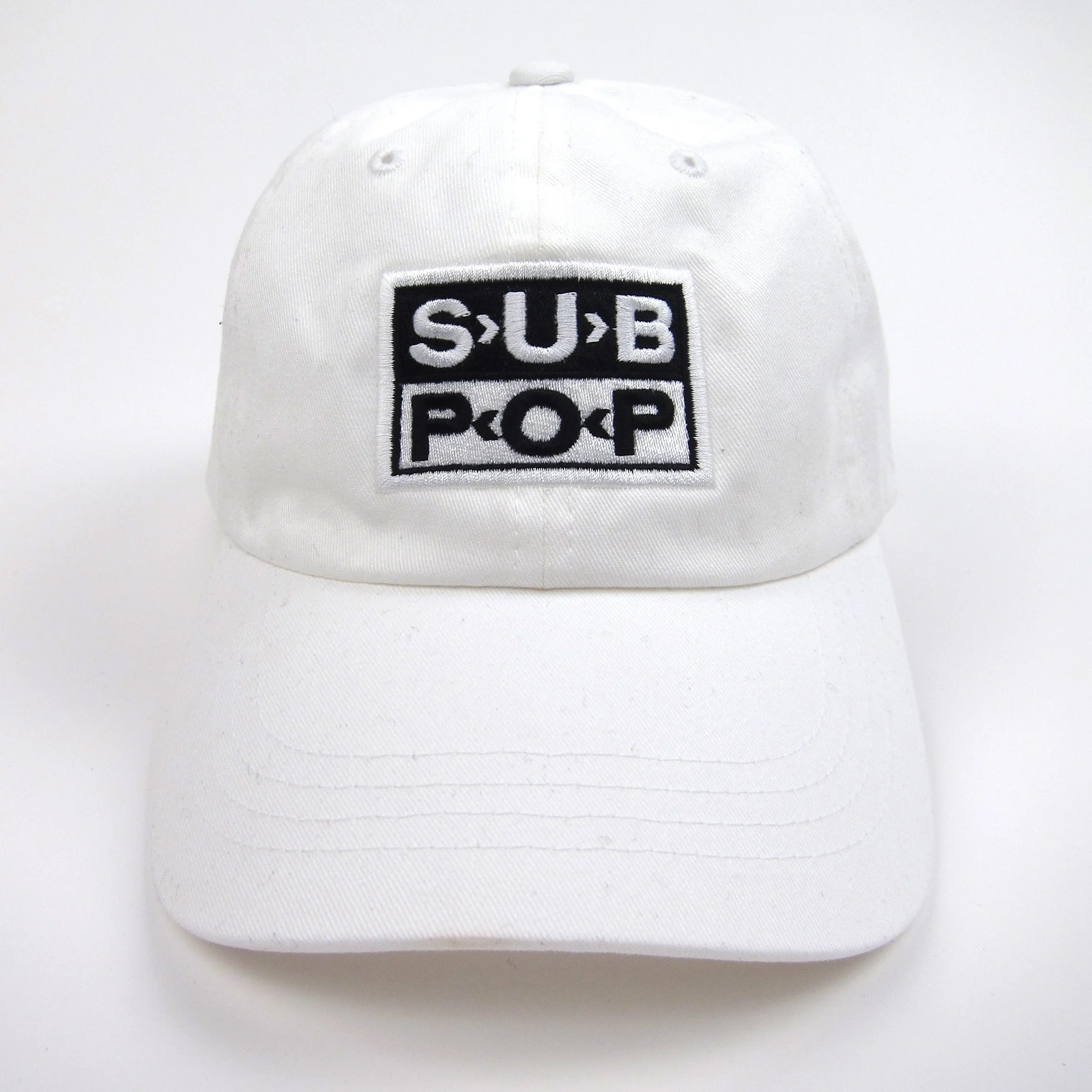Sub Pop Records: Low Profile Logo Hat - White - Image 2