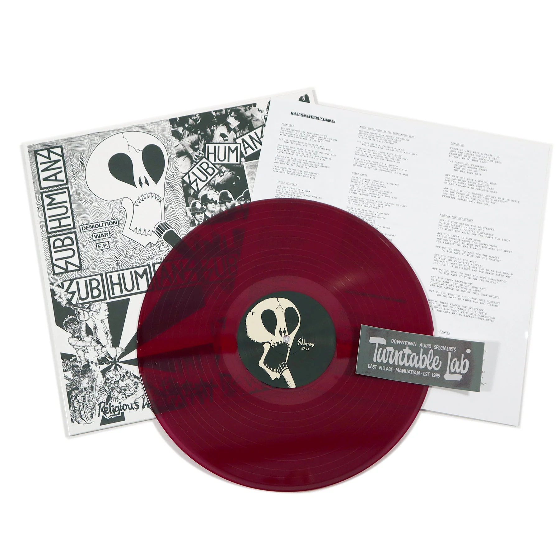 Subhumans: EP-LP (Indie Exclusive Colored Vinyl) Vinyl LP - Image 2