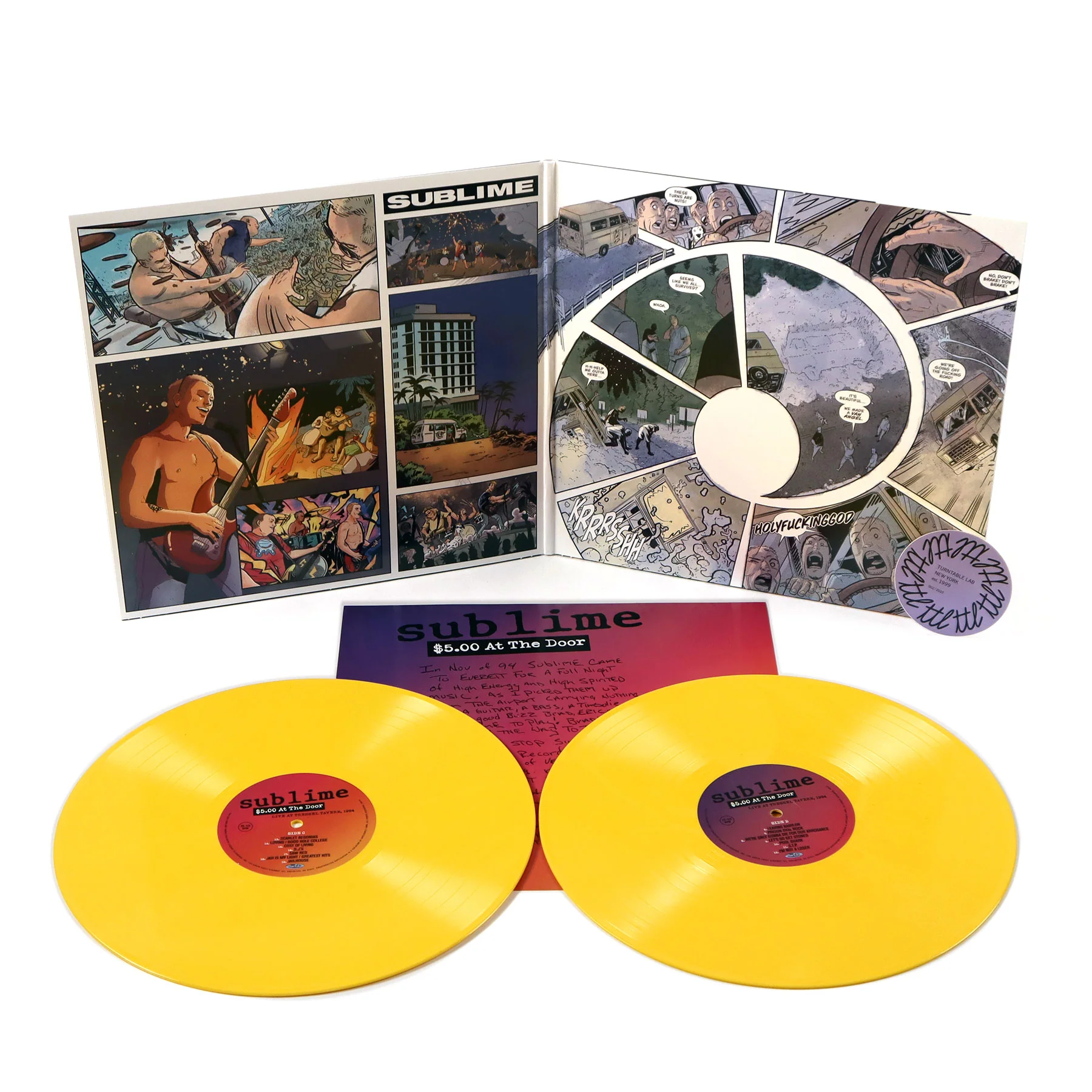 Sublime: $5 At The Door (Indie Exclusive Colored Vinyl) Vinyl 2LP - Image 2