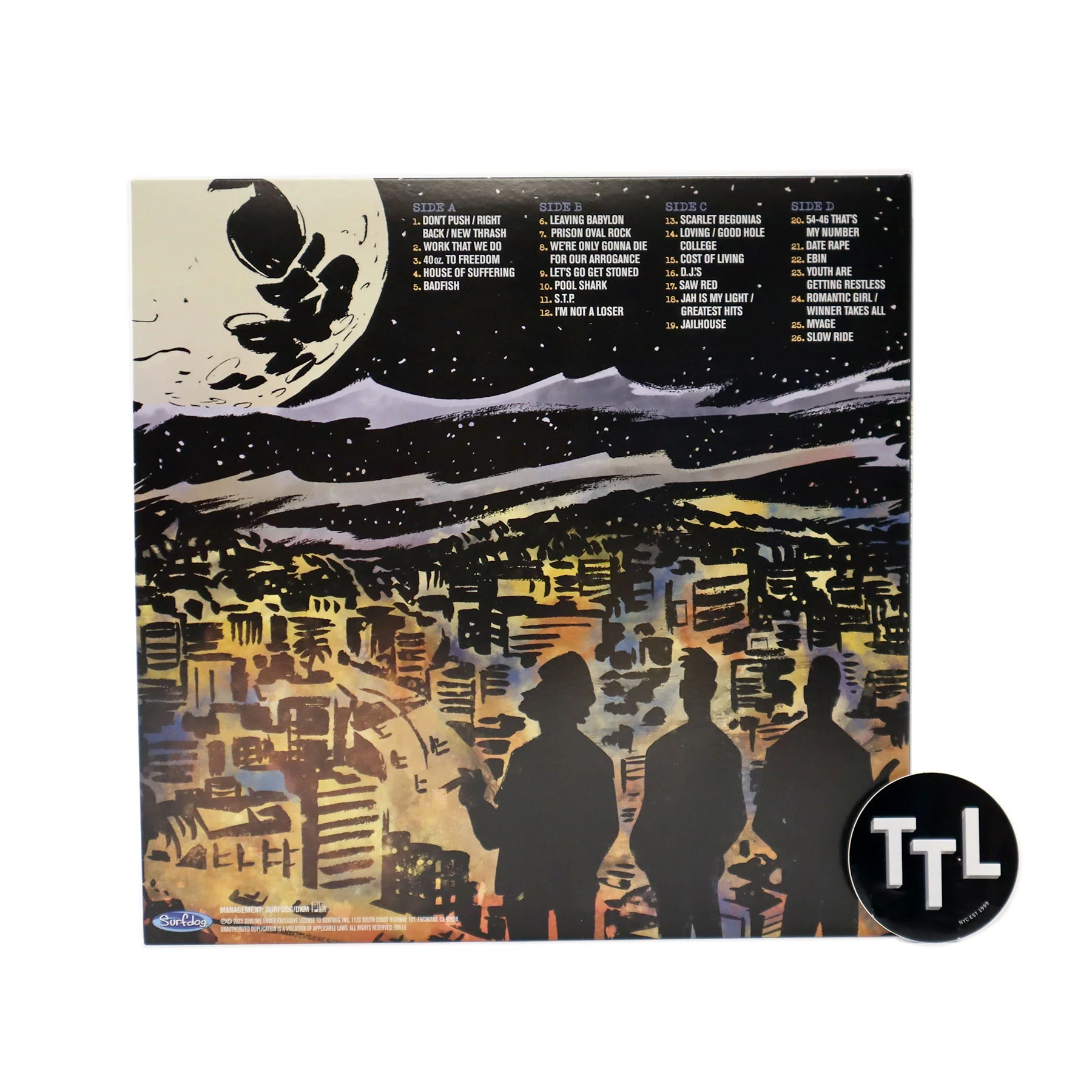 Sublime: $5 At The Door (Indie Exclusive Colored Vinyl) Vinyl 2LP - Image 3
