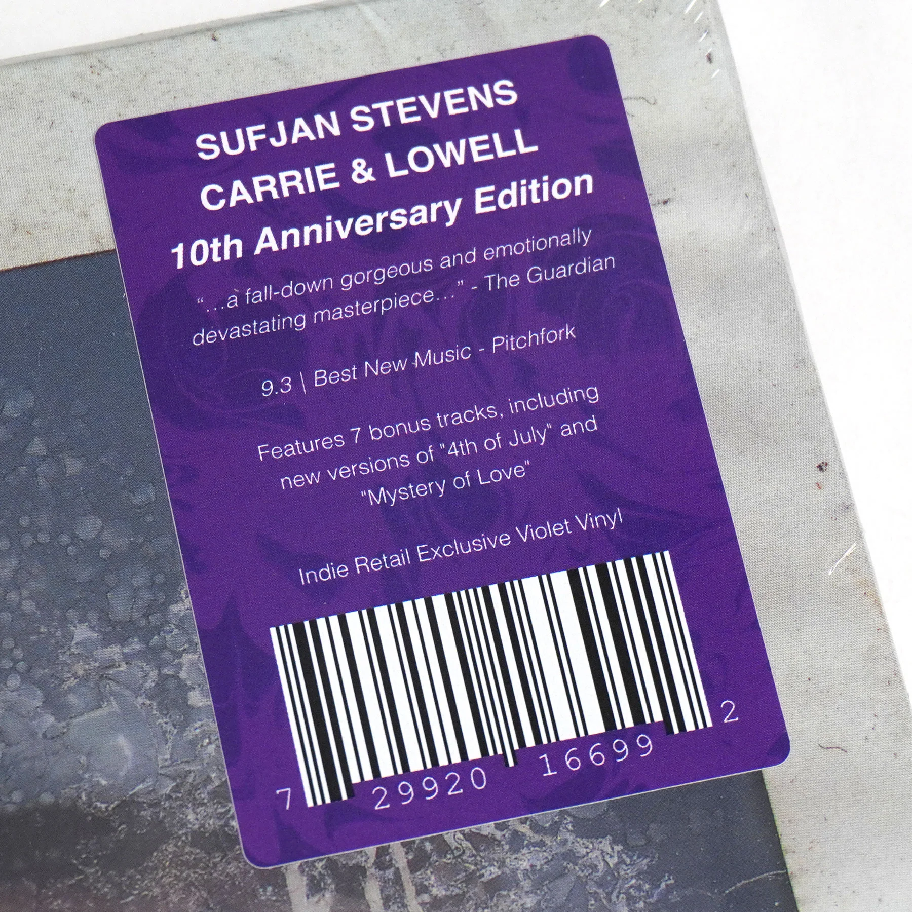Sufjan Stevens: Carrie & Lowell - 10th Anniversary Edition (Indie Exclusive Colored Vinyl) Vinyl 2LP Boxset - Image 4