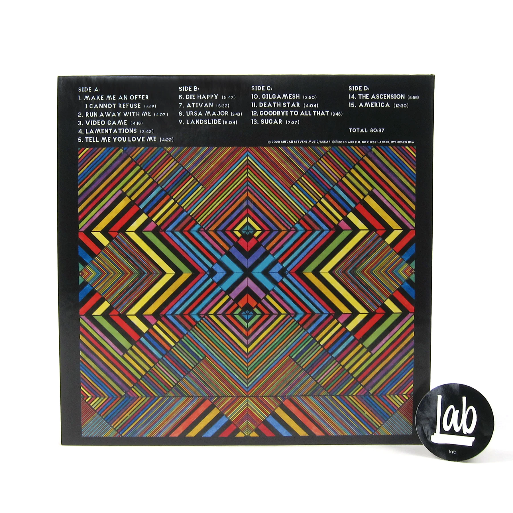Sufjan Stevens: The Ascension (Colored Vinyl) Vinyl 2LP - Image 3