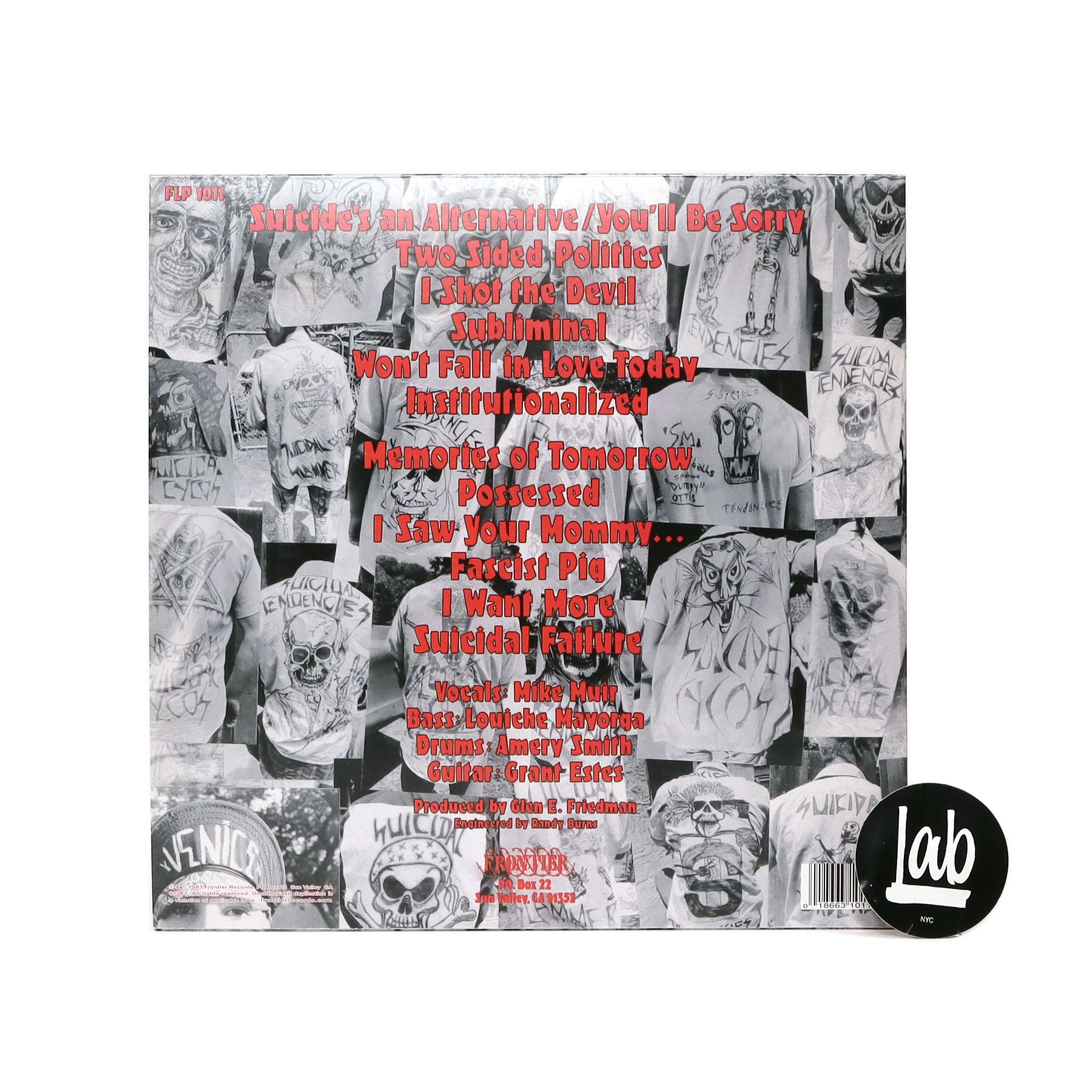 Suicidal Tendencies: Suicidal Tendencies (Random Colored Vinyl) Vinyl LP - Image 3
