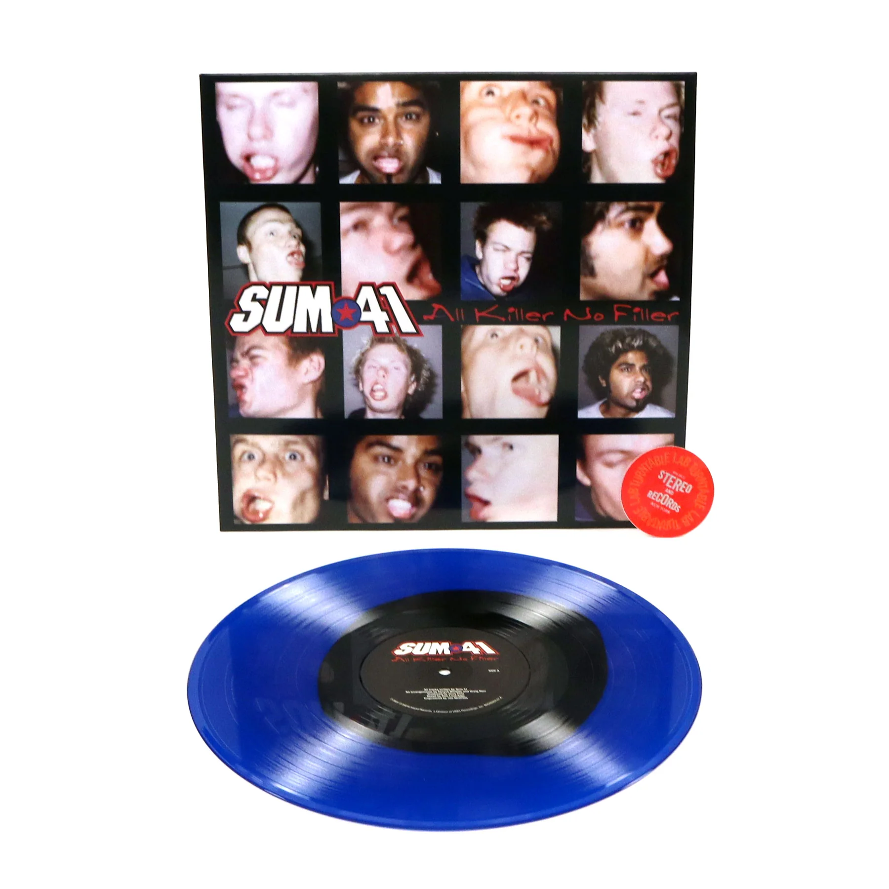 Sum 41: All Killer No Filler (Blue & Black Colored Vinyl) Vinyl LP - Image 2
