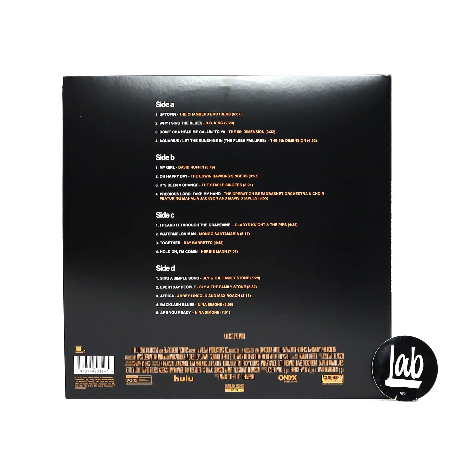 Summer Of Soul: Or, When The Revolution Could Not Be Televised Vinyl 2LP - Image 3