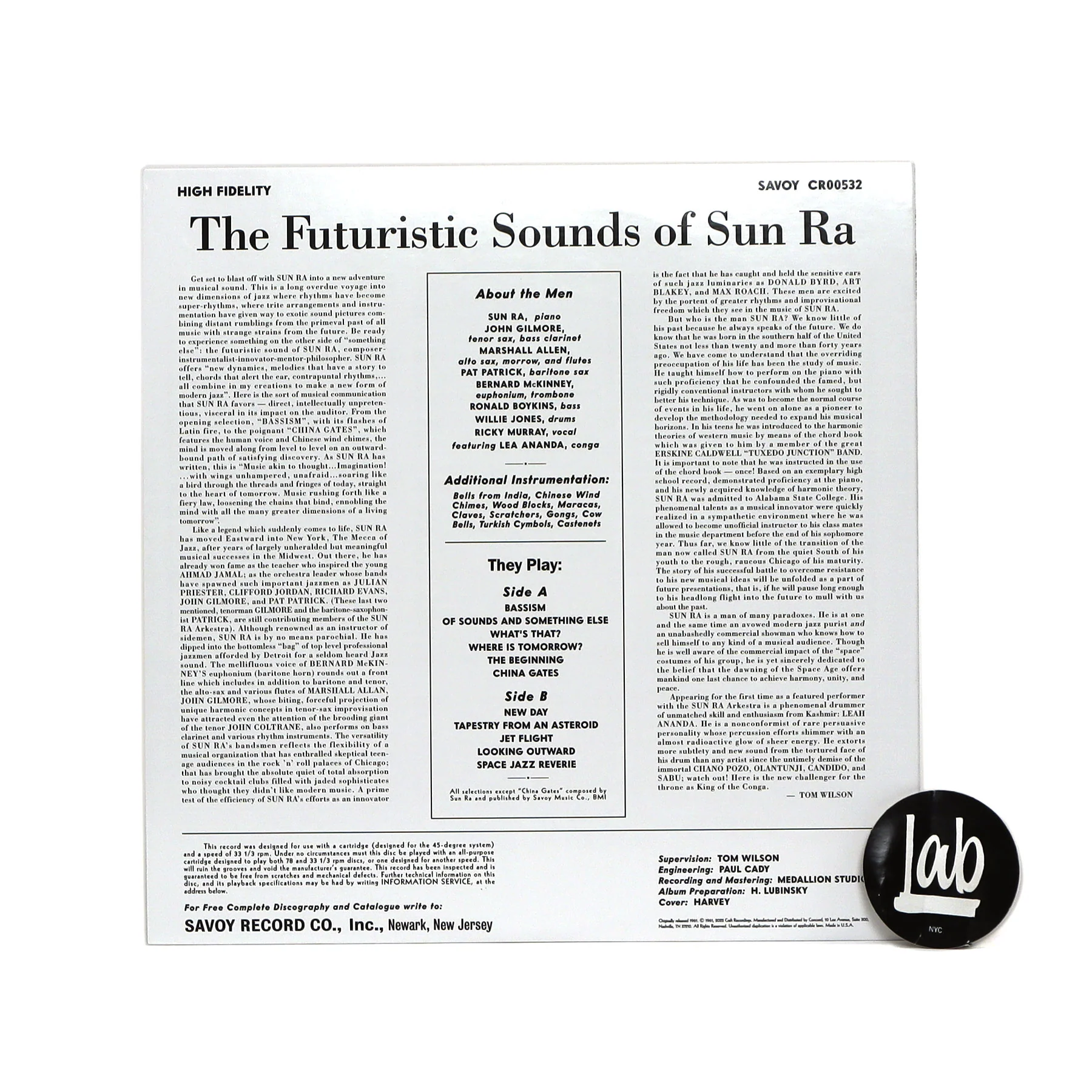 Sun Ra: The Futuristic Sounds Of Sun Ra (180g) Vinyl LP - Image 3