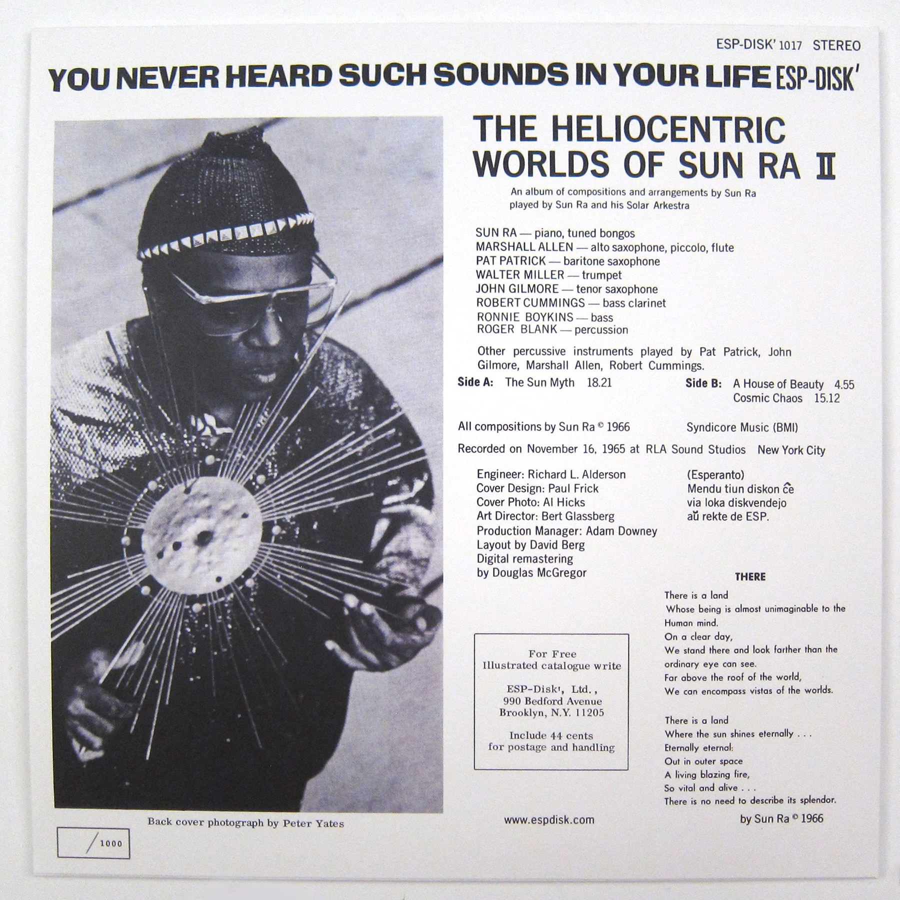 Sun Ra: The Heliocentric Worlds Of Sun Ra Vol.2 Vinyl LP - Image 2