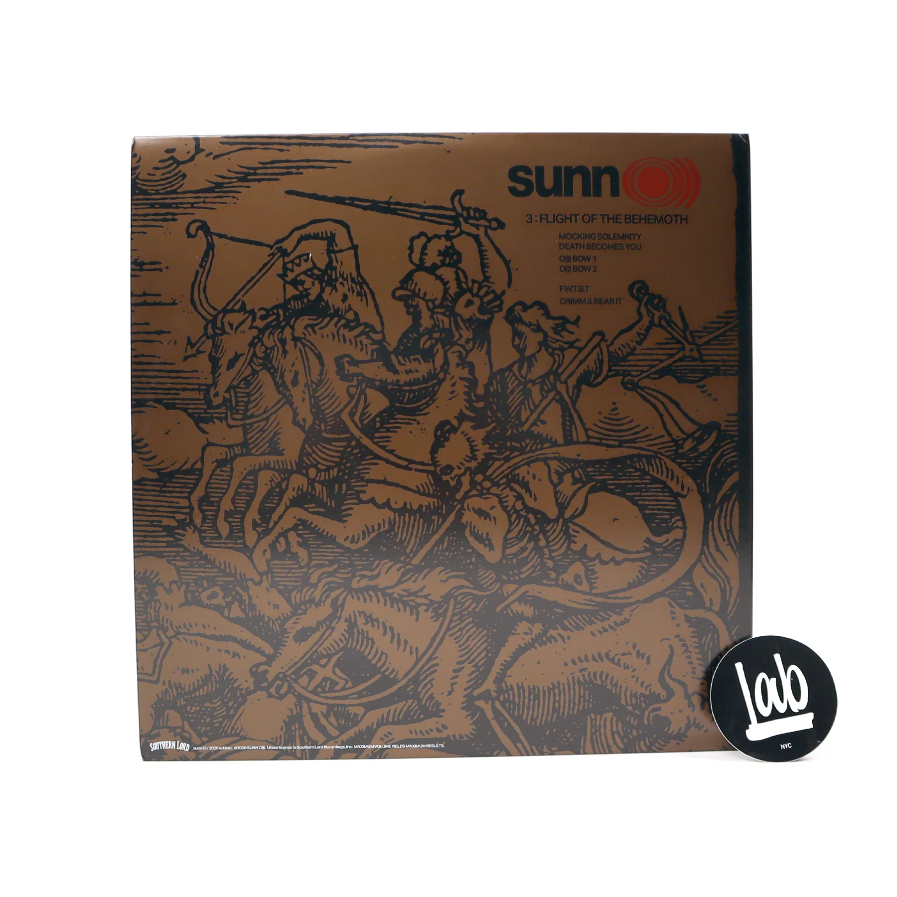 Sunn O))): Flight Of The Behemoth Vinyl 2LP - Image 3