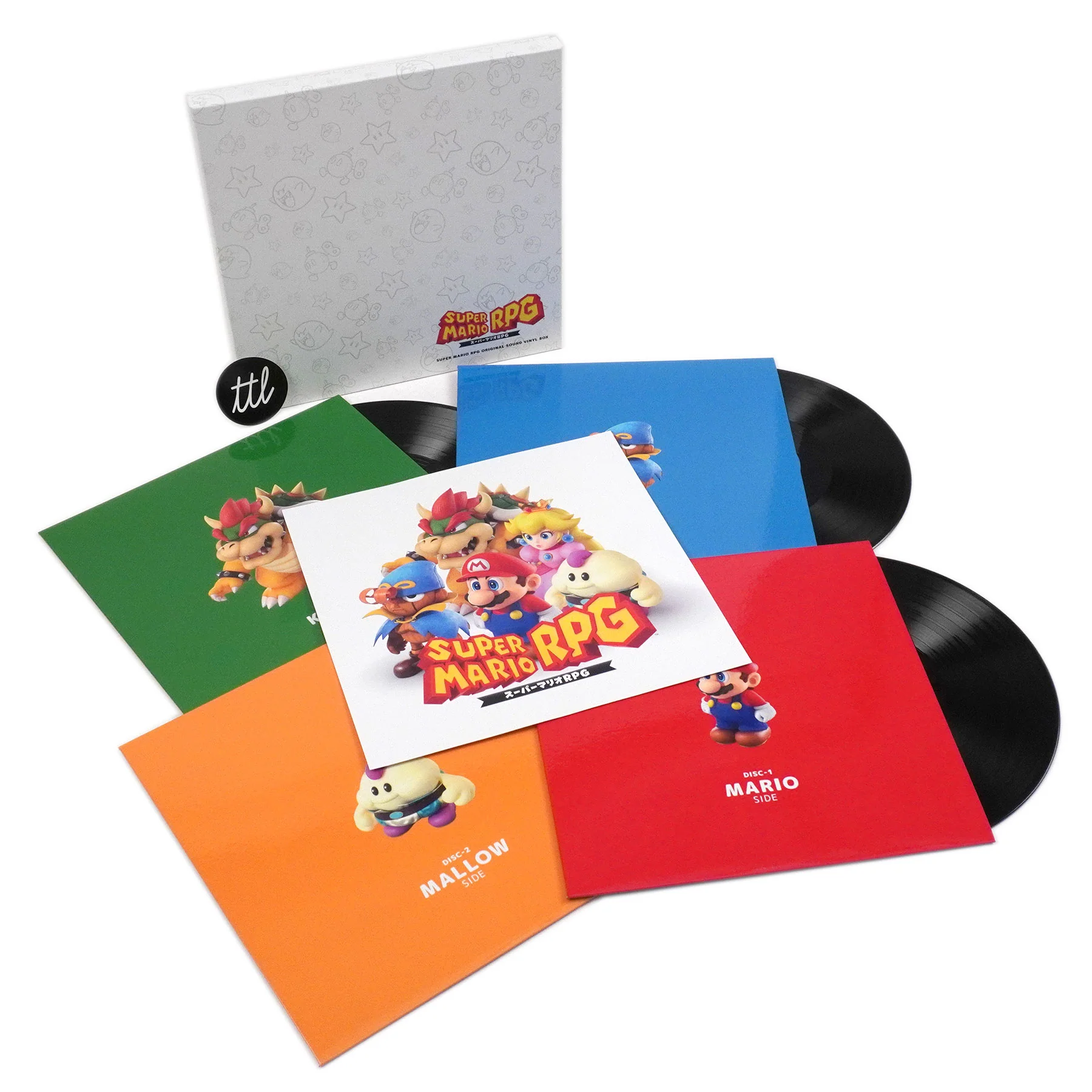 Super Mario RPG: Original Sound (Japan Import) Vinyl 4LP Boxset - Image 2