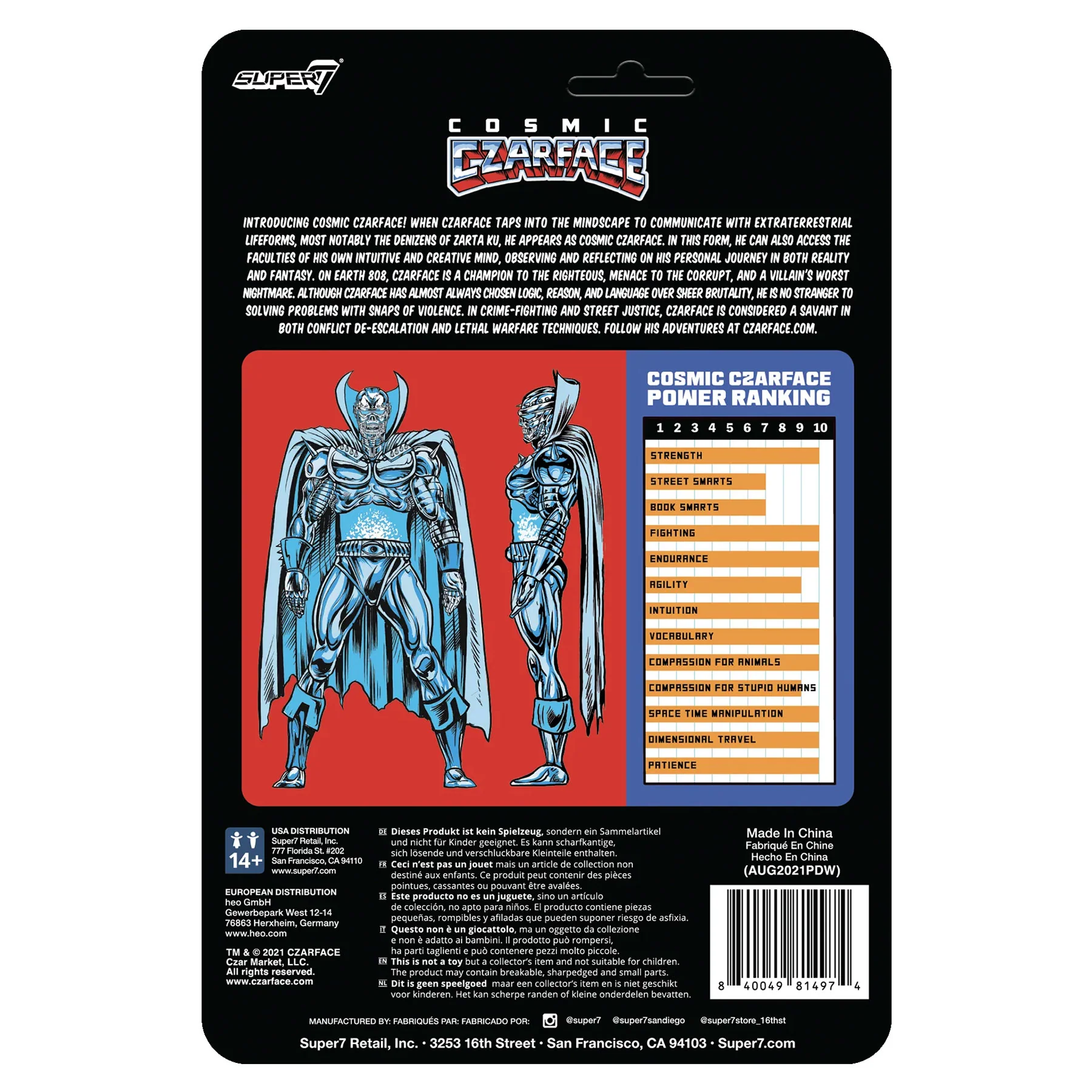 Super7: Czarface - Cosmic Czarface ReAction Figure - Image 3