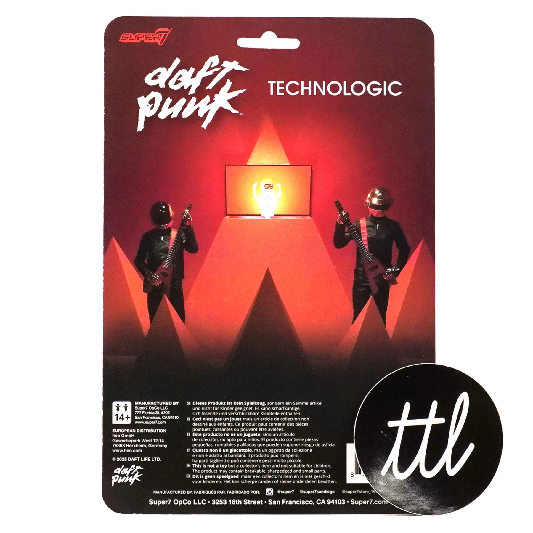Super7: Daft Punk Technologic ReAction Figures - Image 7