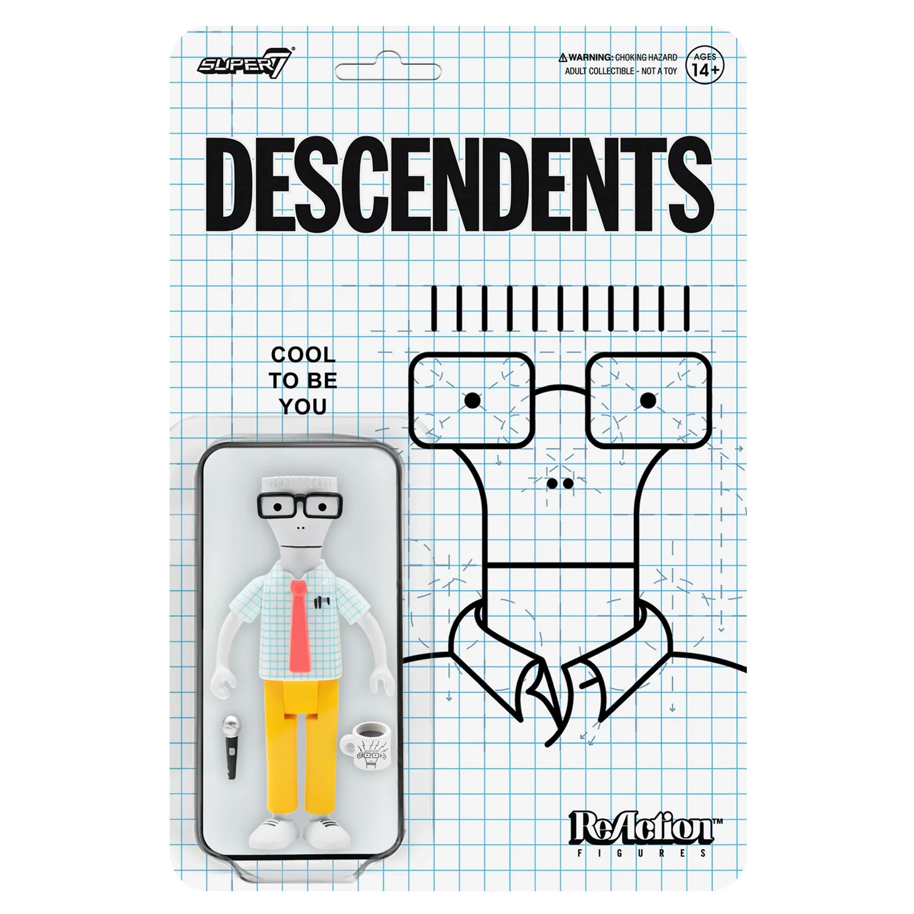 Super7: Descendents - Milo (Cool To Be You) ReAction Figure