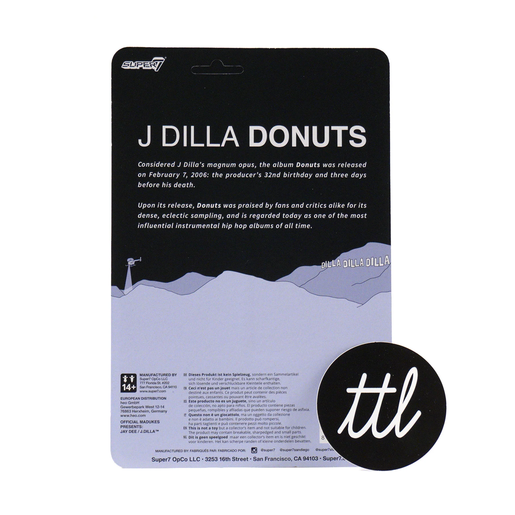 Super7: J Dilla Donuts Wave 1 ReAction Toy Figure - Image 5