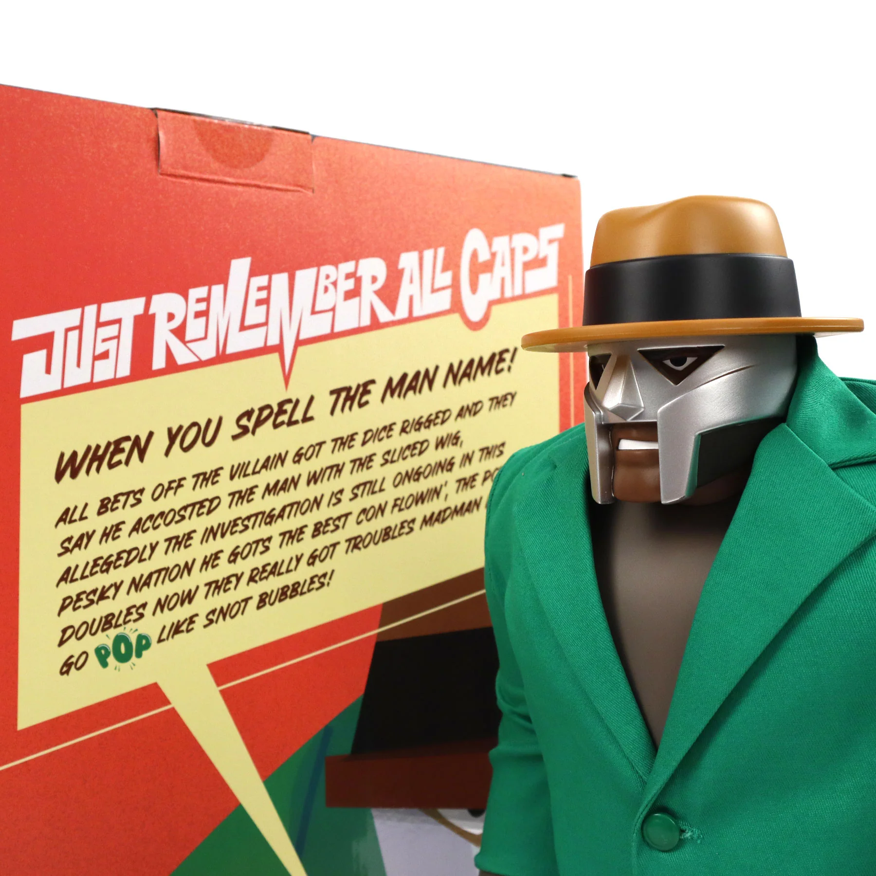 Super7: MF Doom - Madvillain All Caps SuperSize ReAction Figure - Image 6